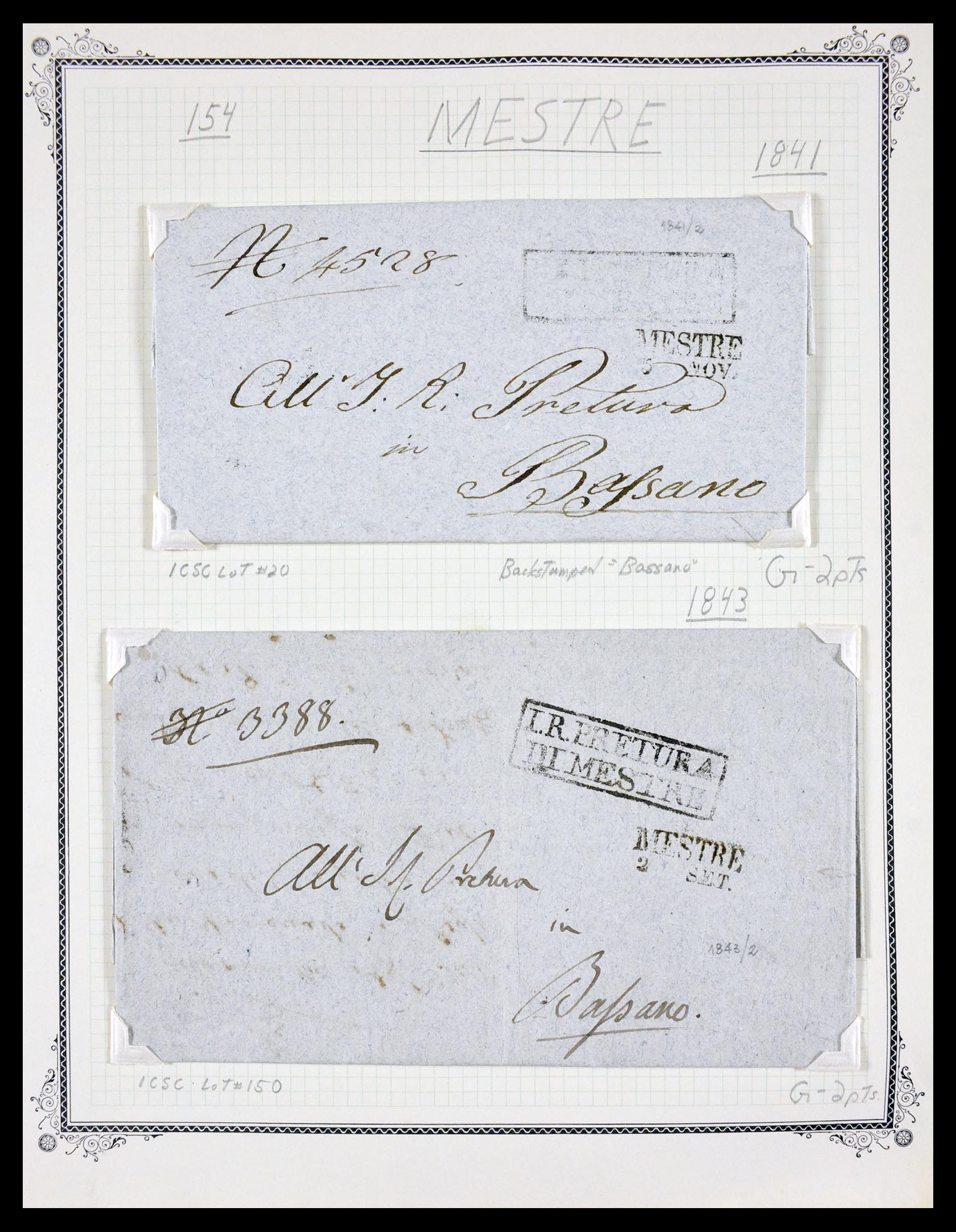 29664 0076 - 29664 Italy pre-stamp covers 1589(!!!)-1870.