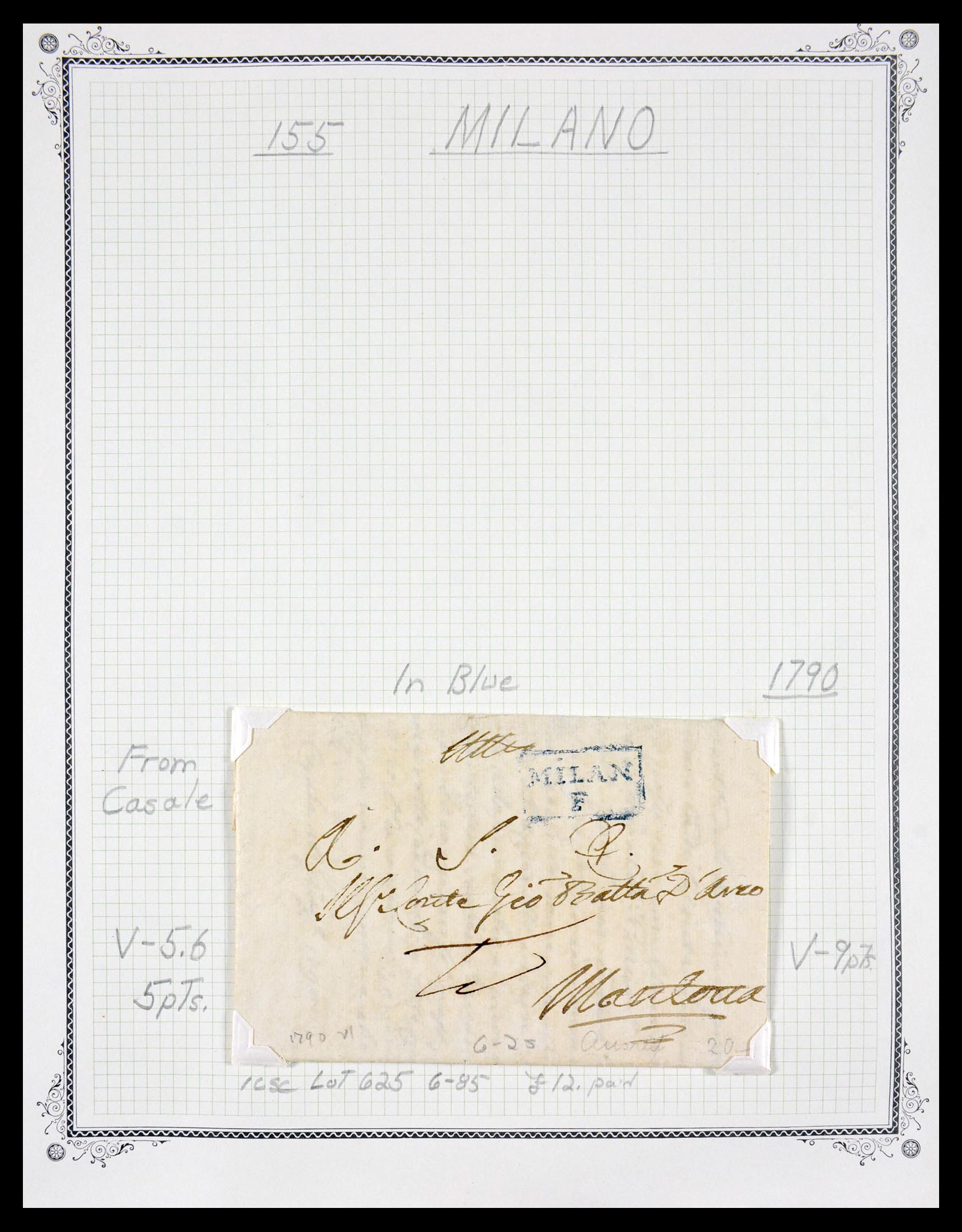 29664 0084 - 29664 Italië voorfilatelie brieven 1589(!!!)-1870.
