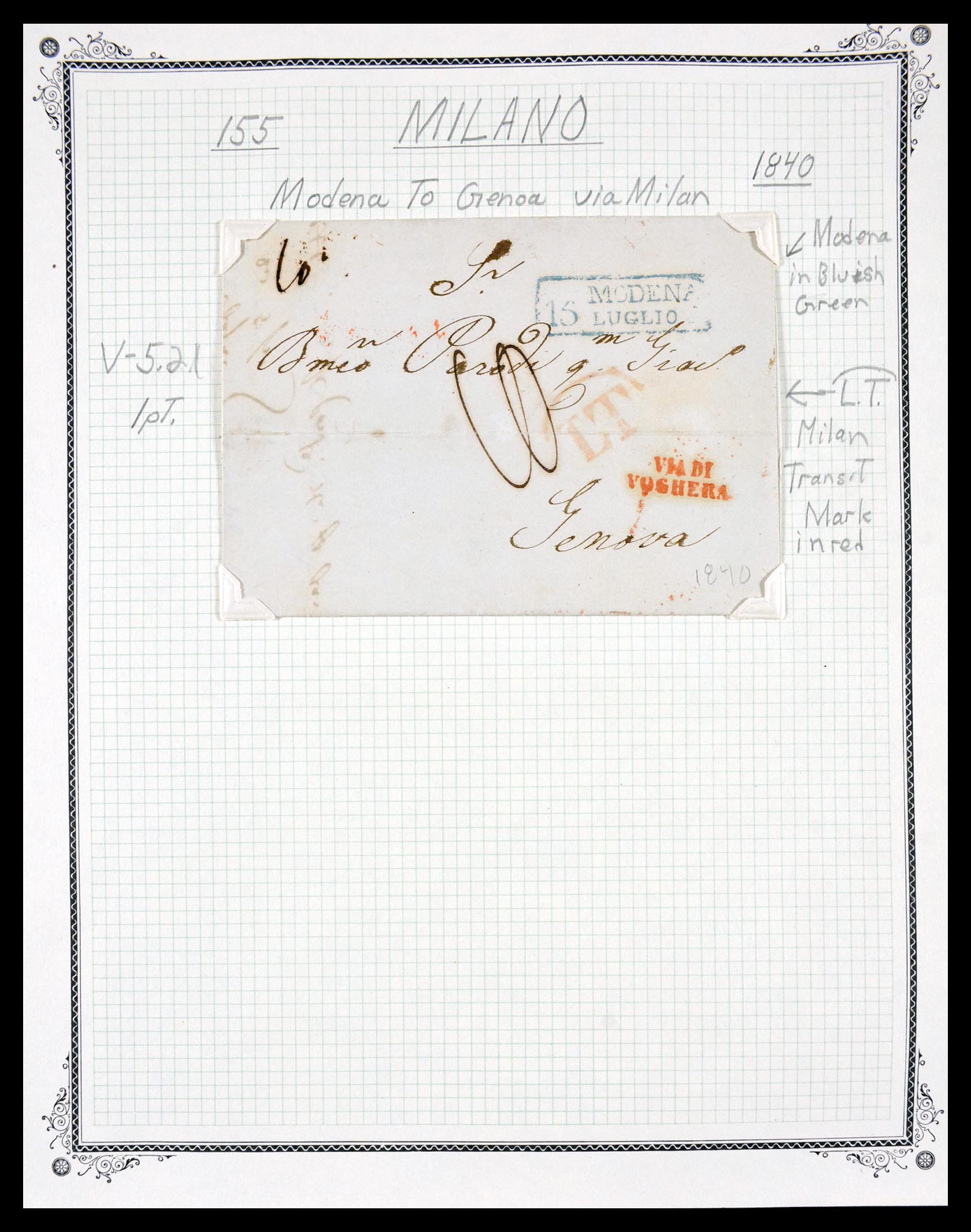 29664 0087 - 29664 Italië voorfilatelie brieven 1589(!!!)-1870.