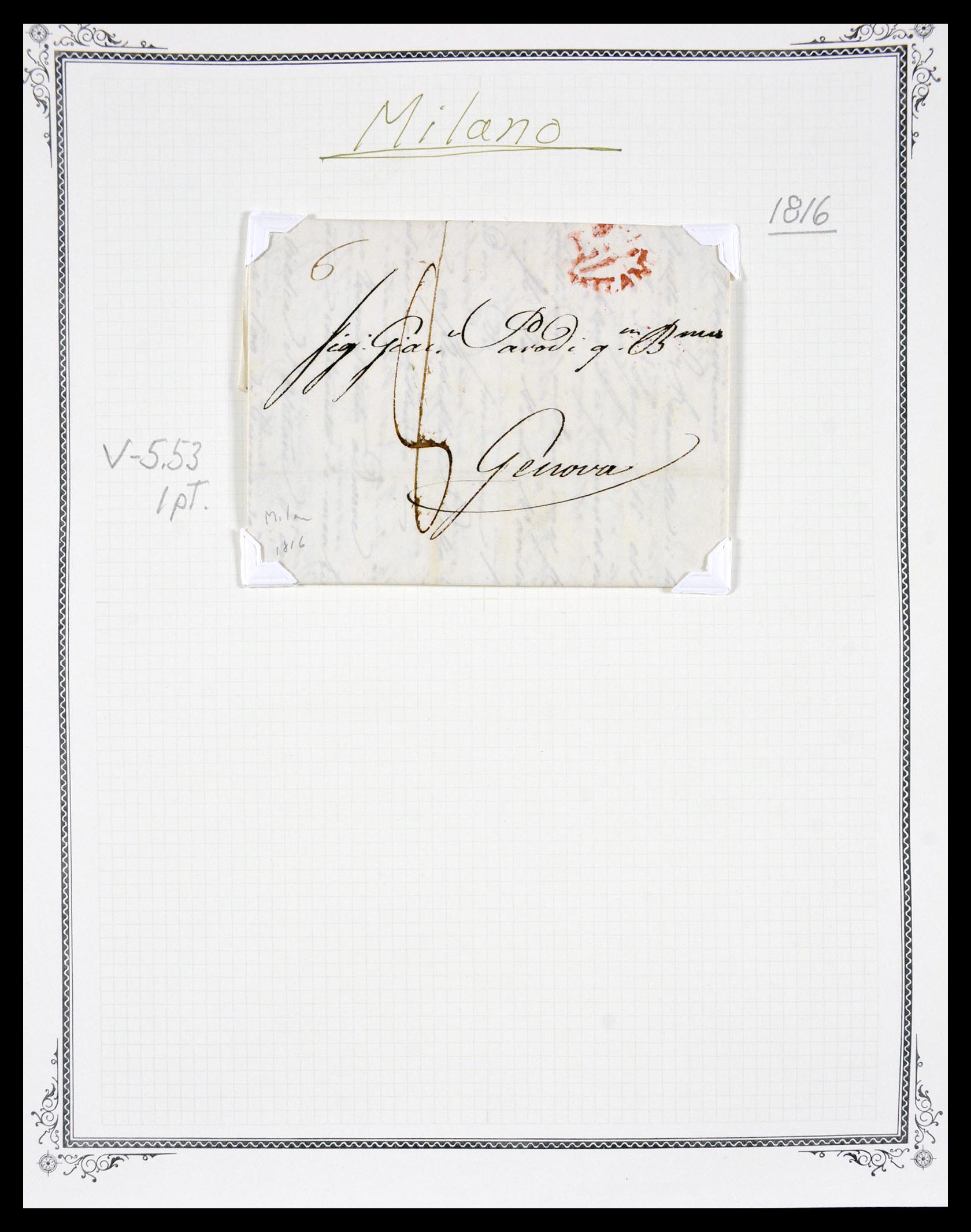 29664 0088 - 29664 Italië voorfilatelie brieven 1589(!!!)-1870.