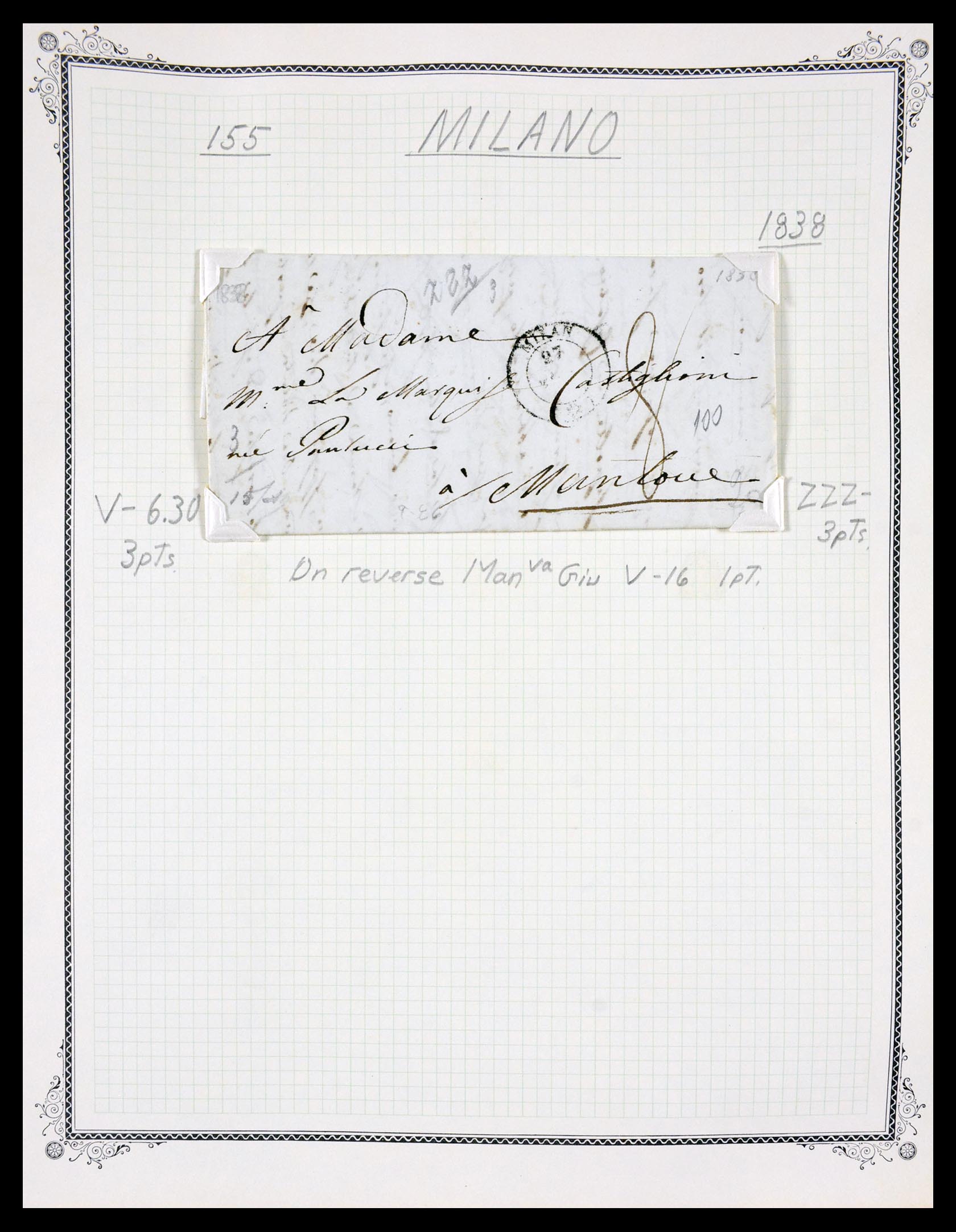 29664 0099 - 29664 Italië voorfilatelie brieven 1589(!!!)-1870.