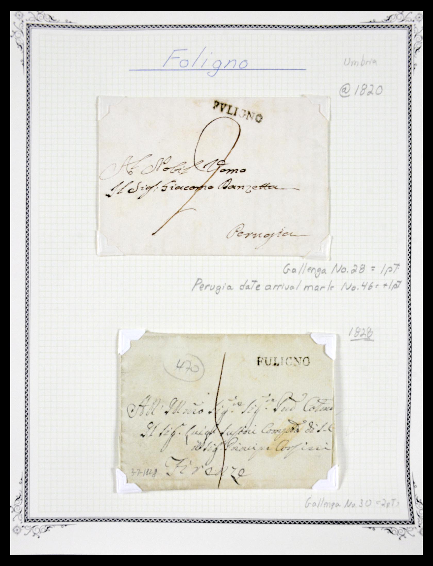 29664 1181 - 29664 Italië voorfilatelie brieven 1589(!!!)-1870.