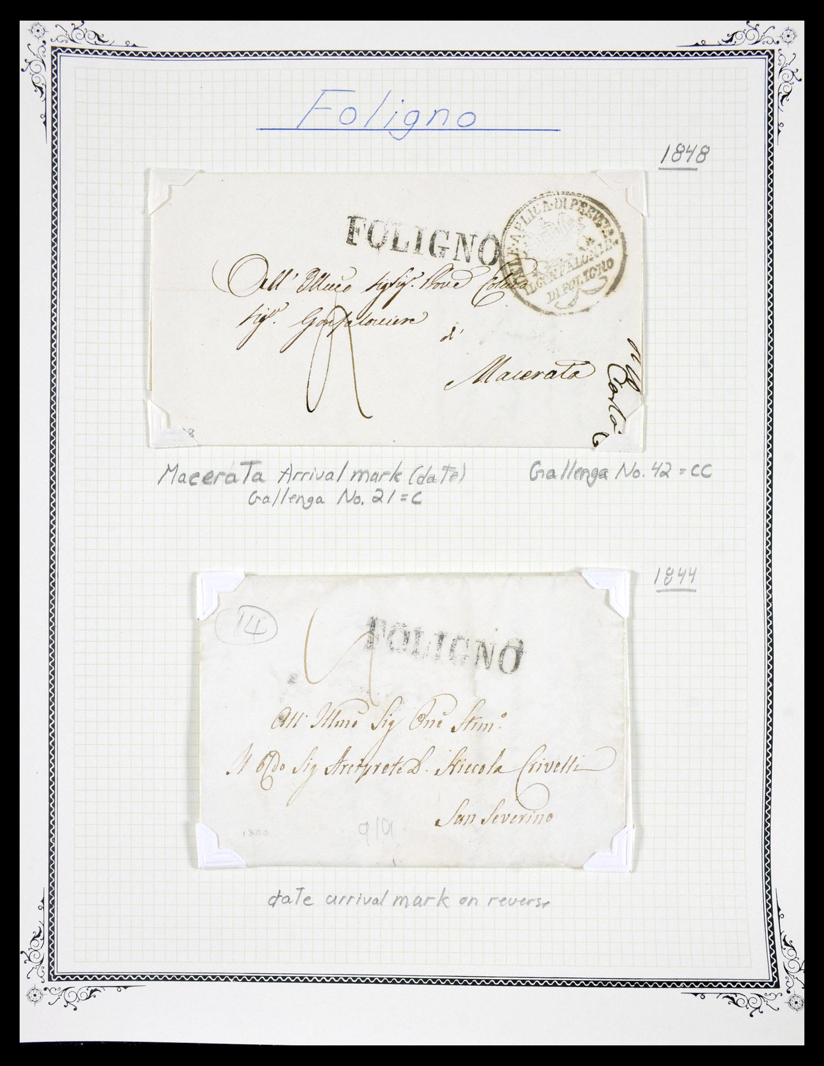 29664 1182 - 29664 Italy pre-stamp covers 1589(!!!)-1870.