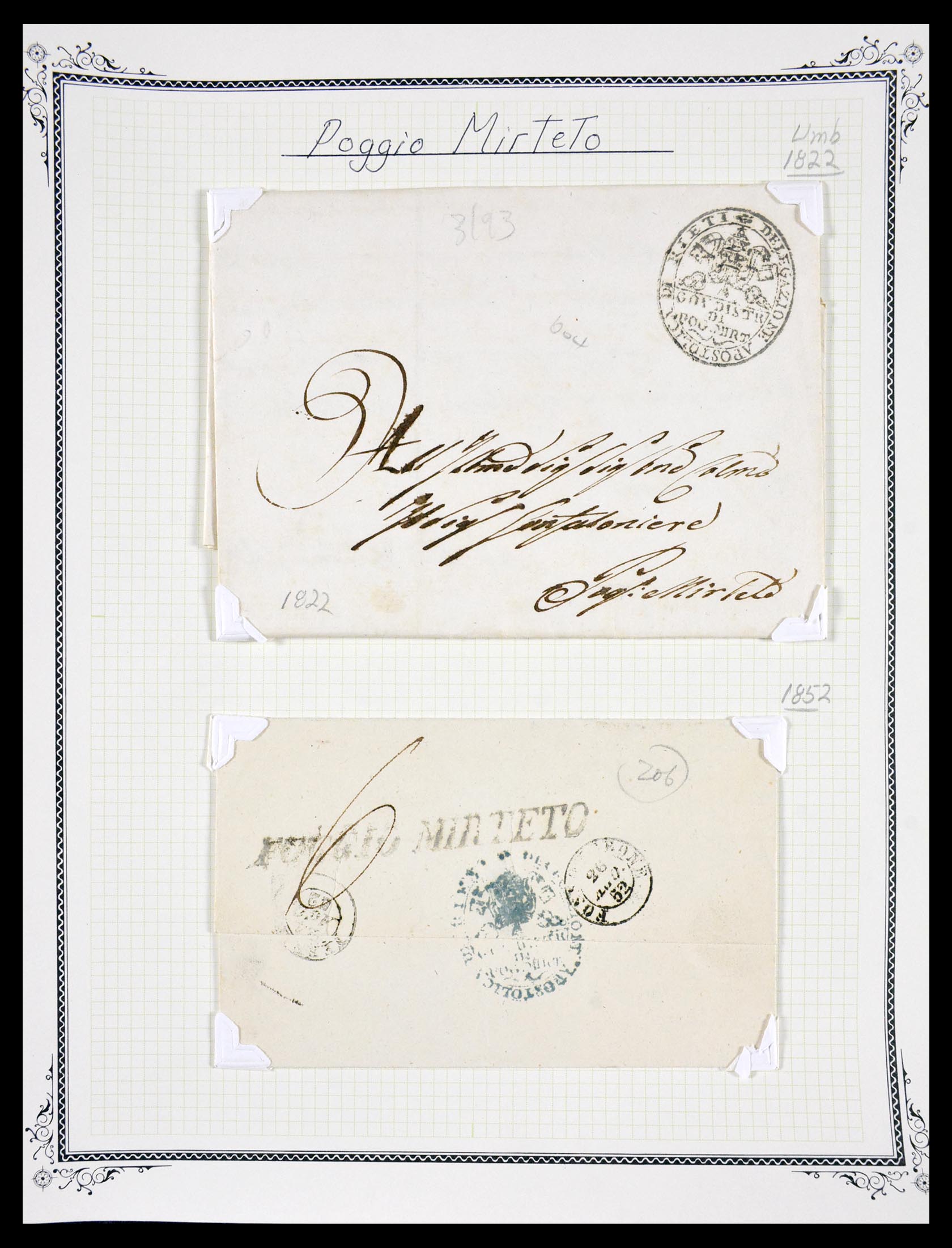 29664 1195 - 29664 Italië voorfilatelie brieven 1589(!!!)-1870.