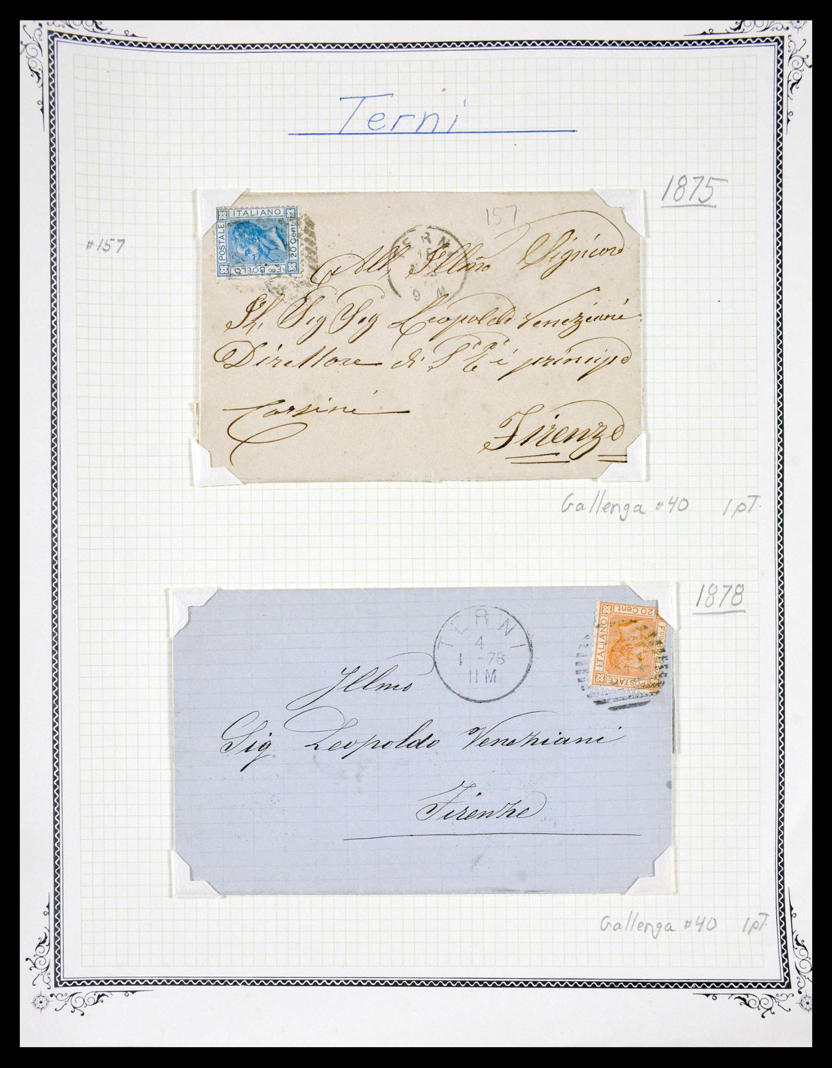 29664 1204 - 29664 Italy pre-stamp covers 1589(!!!)-1870.