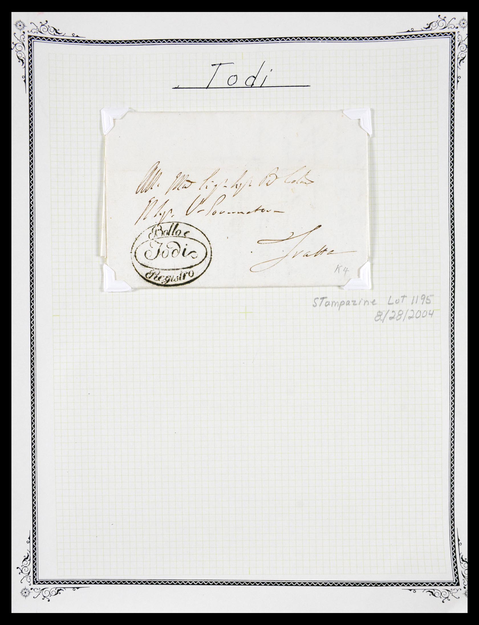 29664 1205 - 29664 Italië voorfilatelie brieven 1589(!!!)-1870.