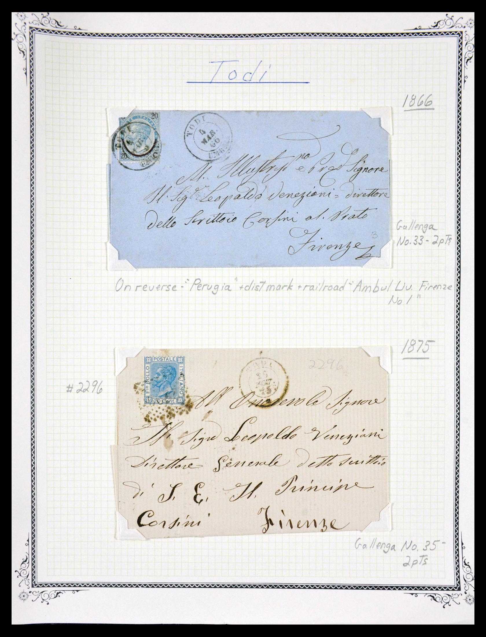 29664 1207 - 29664 Italy pre-stamp covers 1589(!!!)-1870.