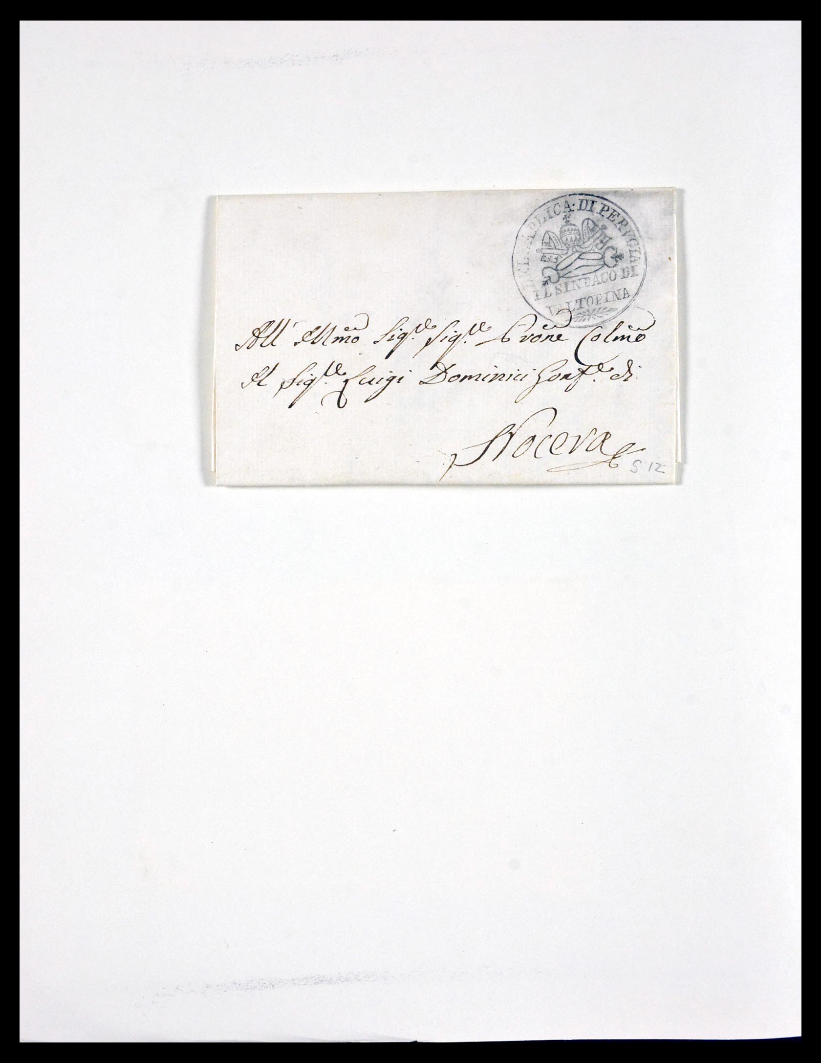 29664 1208 - 29664 Italië voorfilatelie brieven 1589(!!!)-1870.