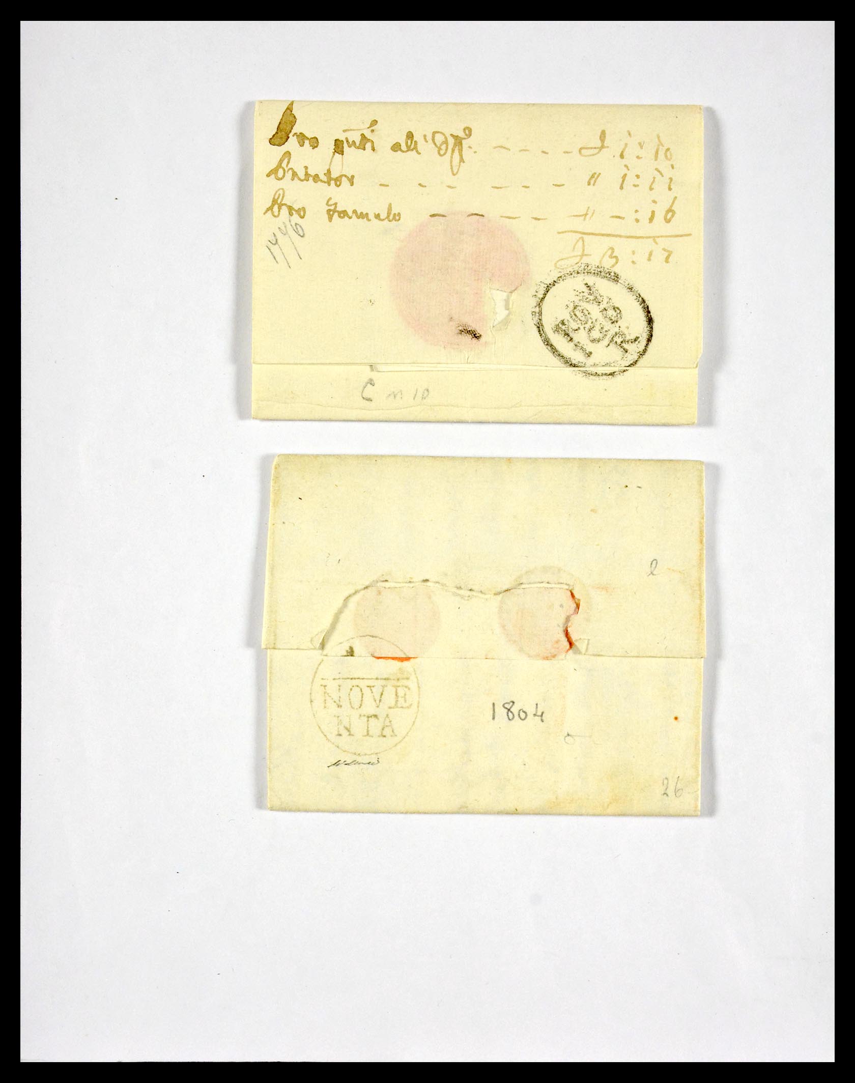 29664 1224 - 29664 Italy pre-stamp covers 1589(!!!)-1870.