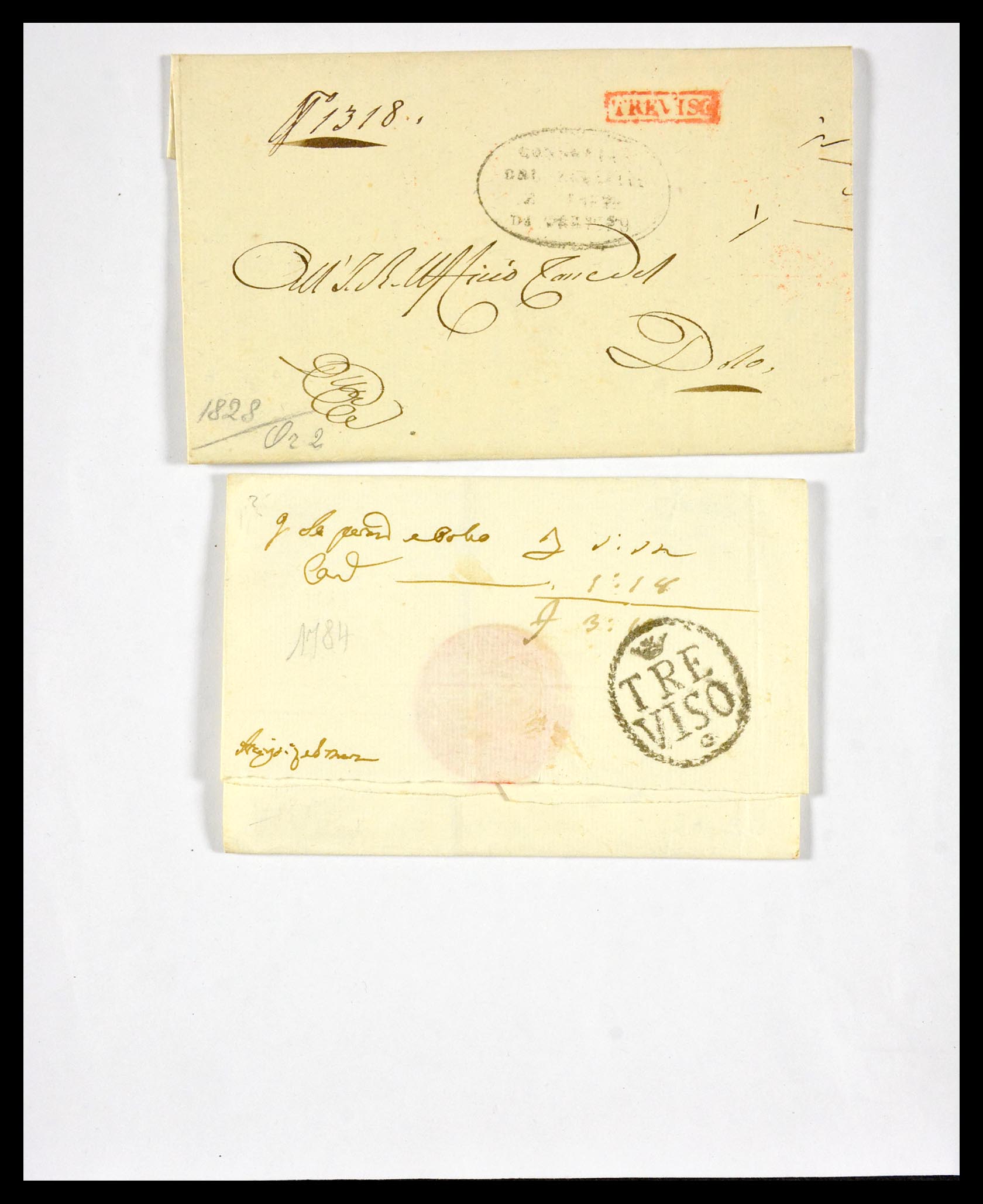 29664 1232 - 29664 Italy pre-stamp covers 1589(!!!)-1870.