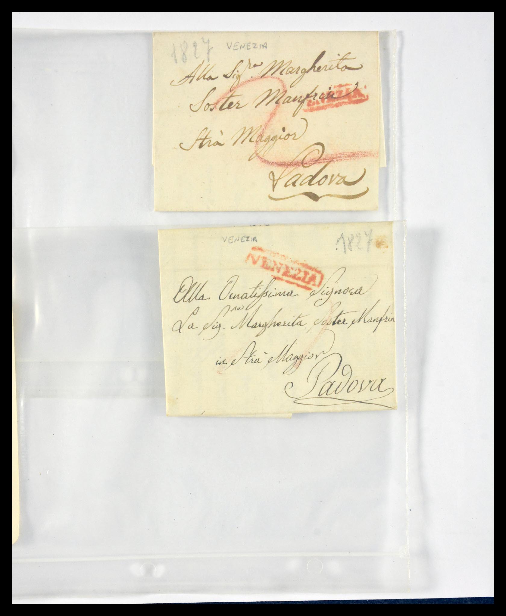 29664 1235 - 29664 Italië voorfilatelie brieven 1589(!!!)-1870.