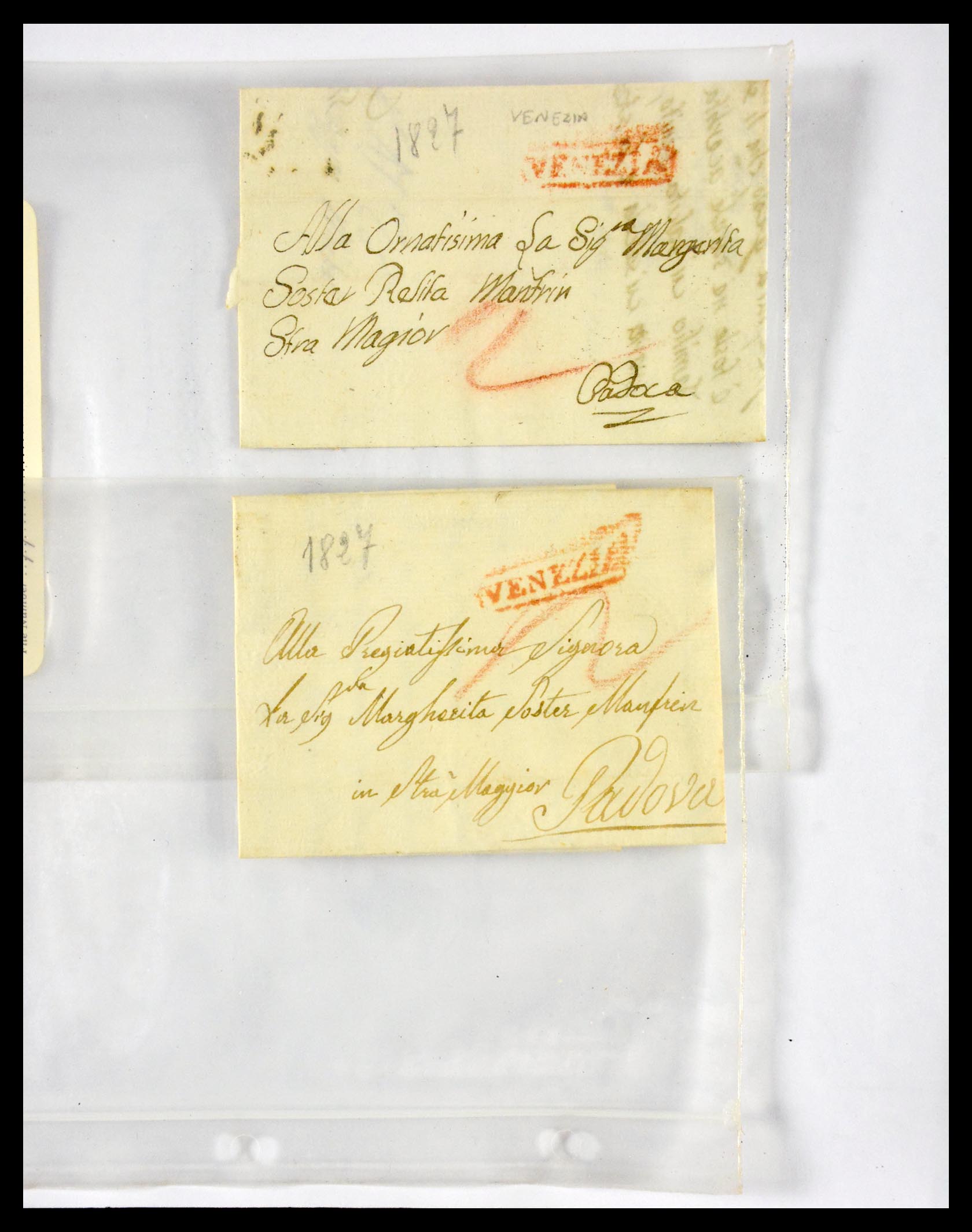29664 1237 - 29664 Italië voorfilatelie brieven 1589(!!!)-1870.