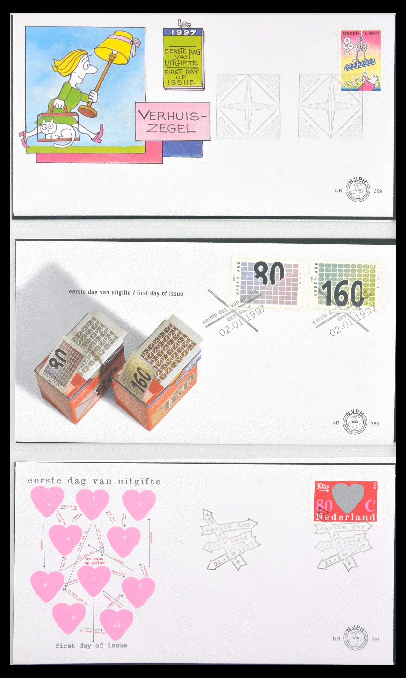 29666 001 - 29666 Netherlands 1997-2011 FDC's.