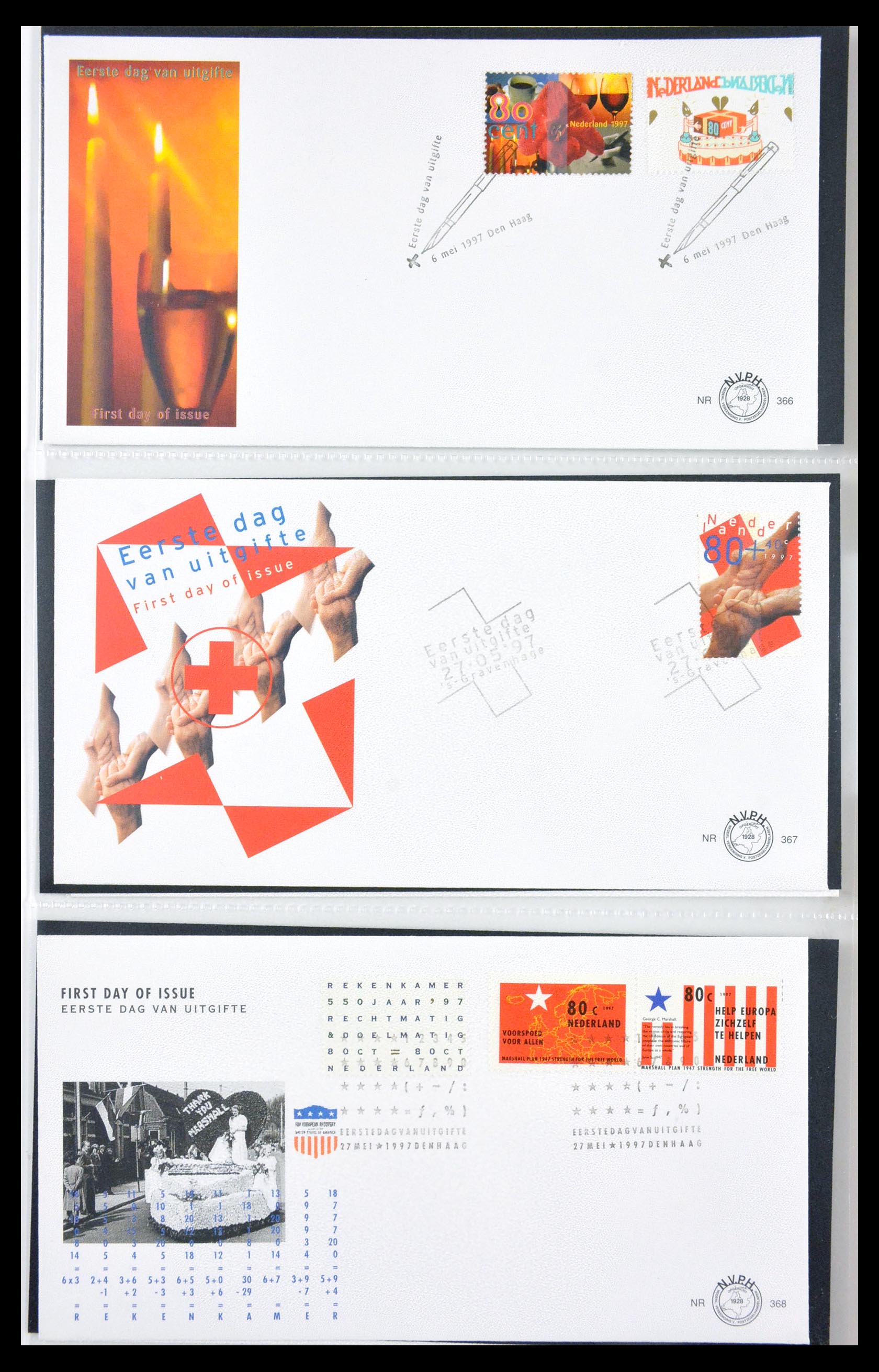 29666 004 - 29666 Netherlands 1997-2011 FDC's.