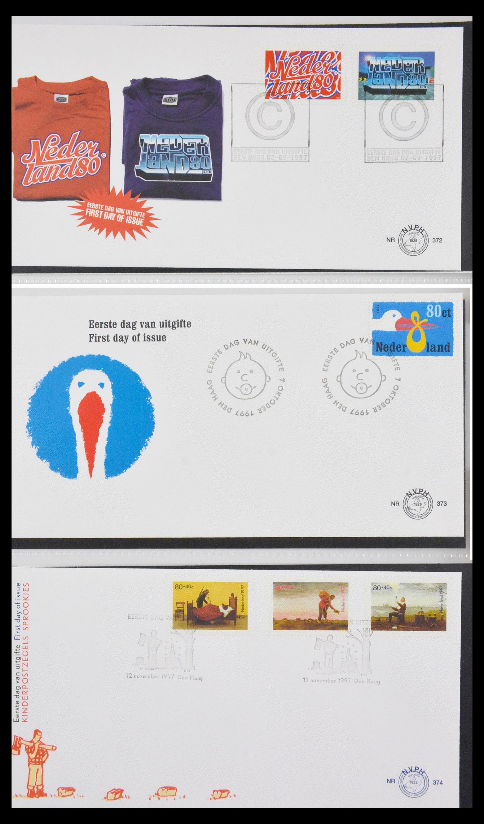 29666 006 - 29666 Netherlands 1997-2011 FDC's.