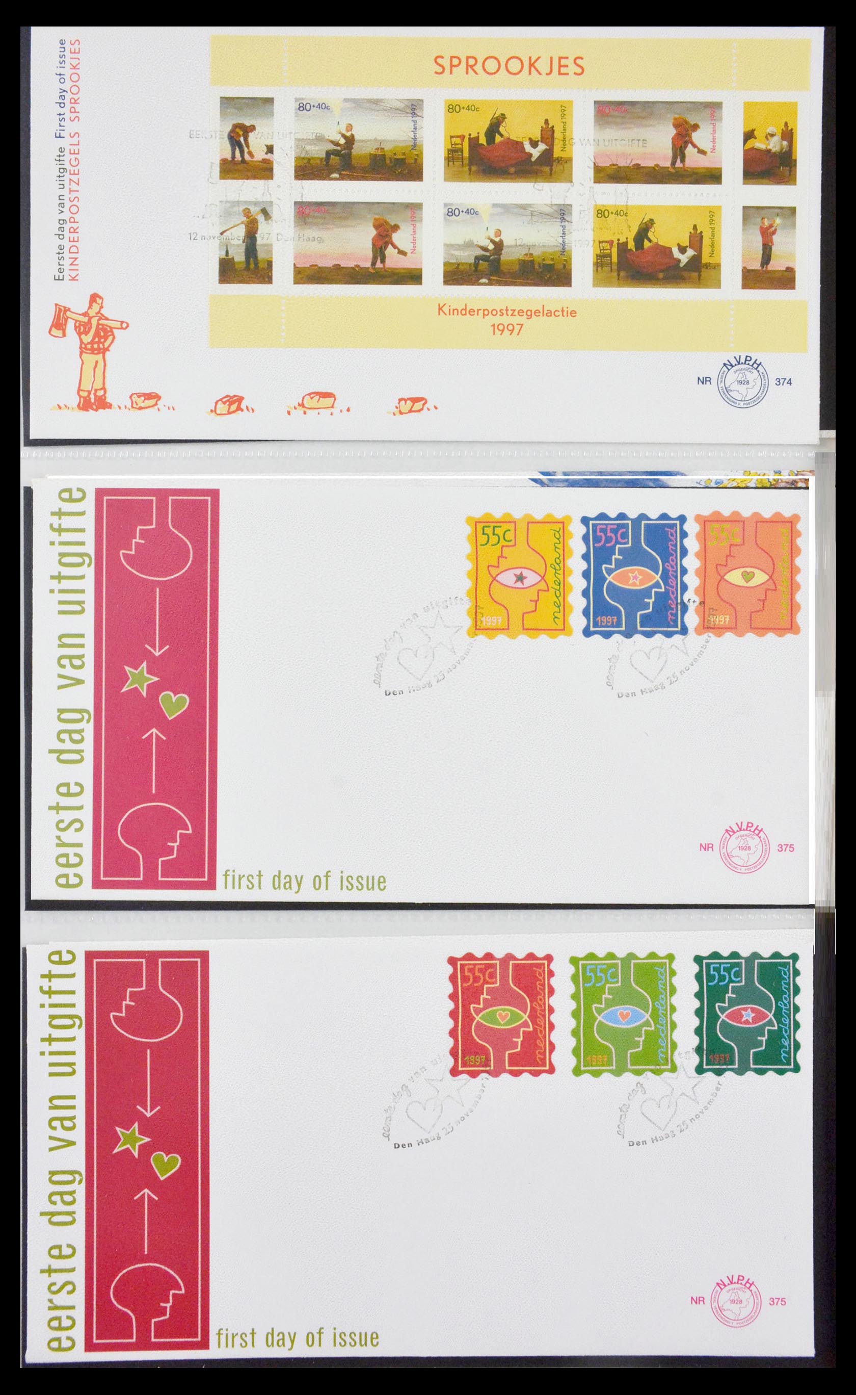 29666 007 - 29666 Netherlands 1997-2011 FDC's.