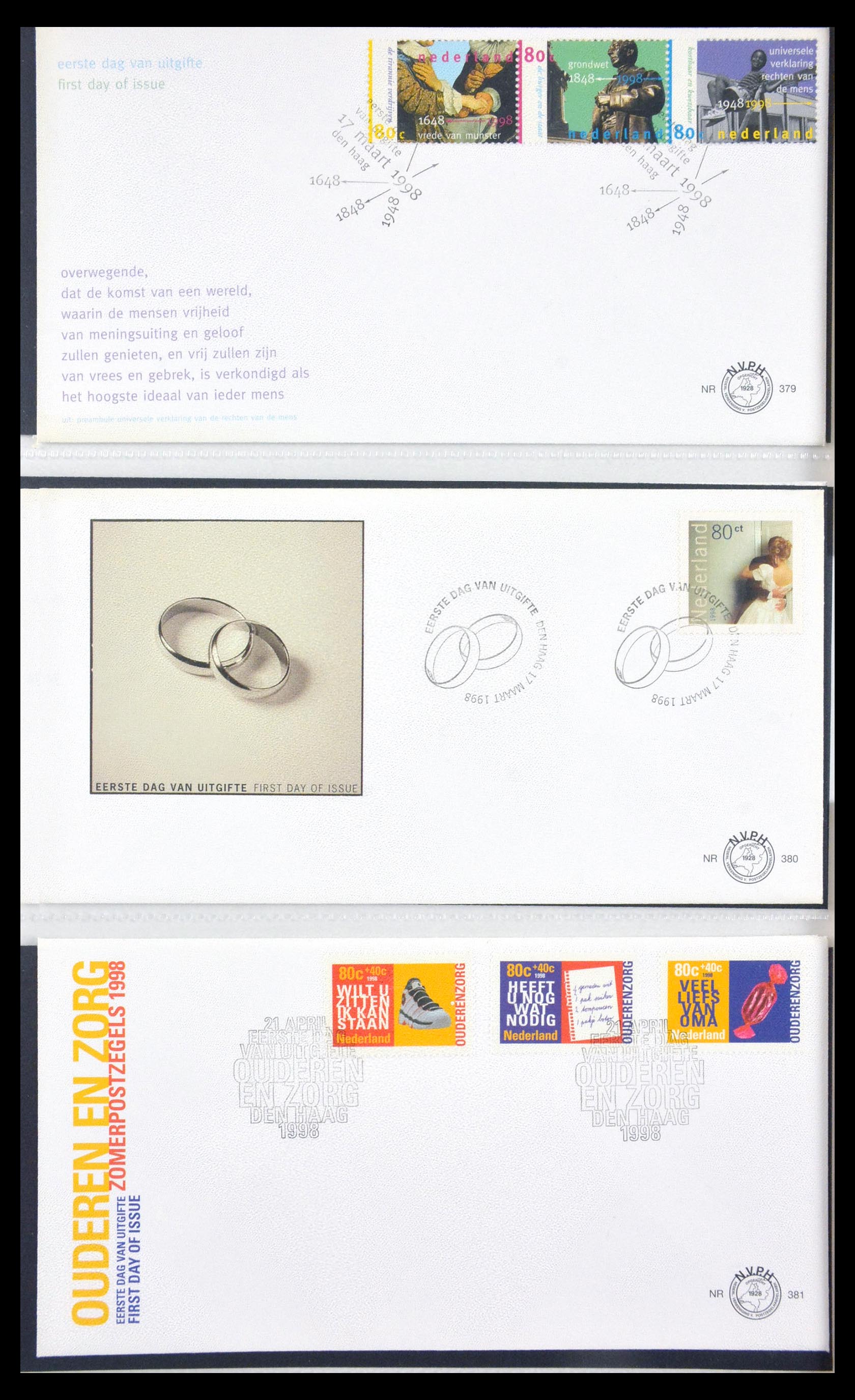29666 009 - 29666 Netherlands 1997-2011 FDC's.
