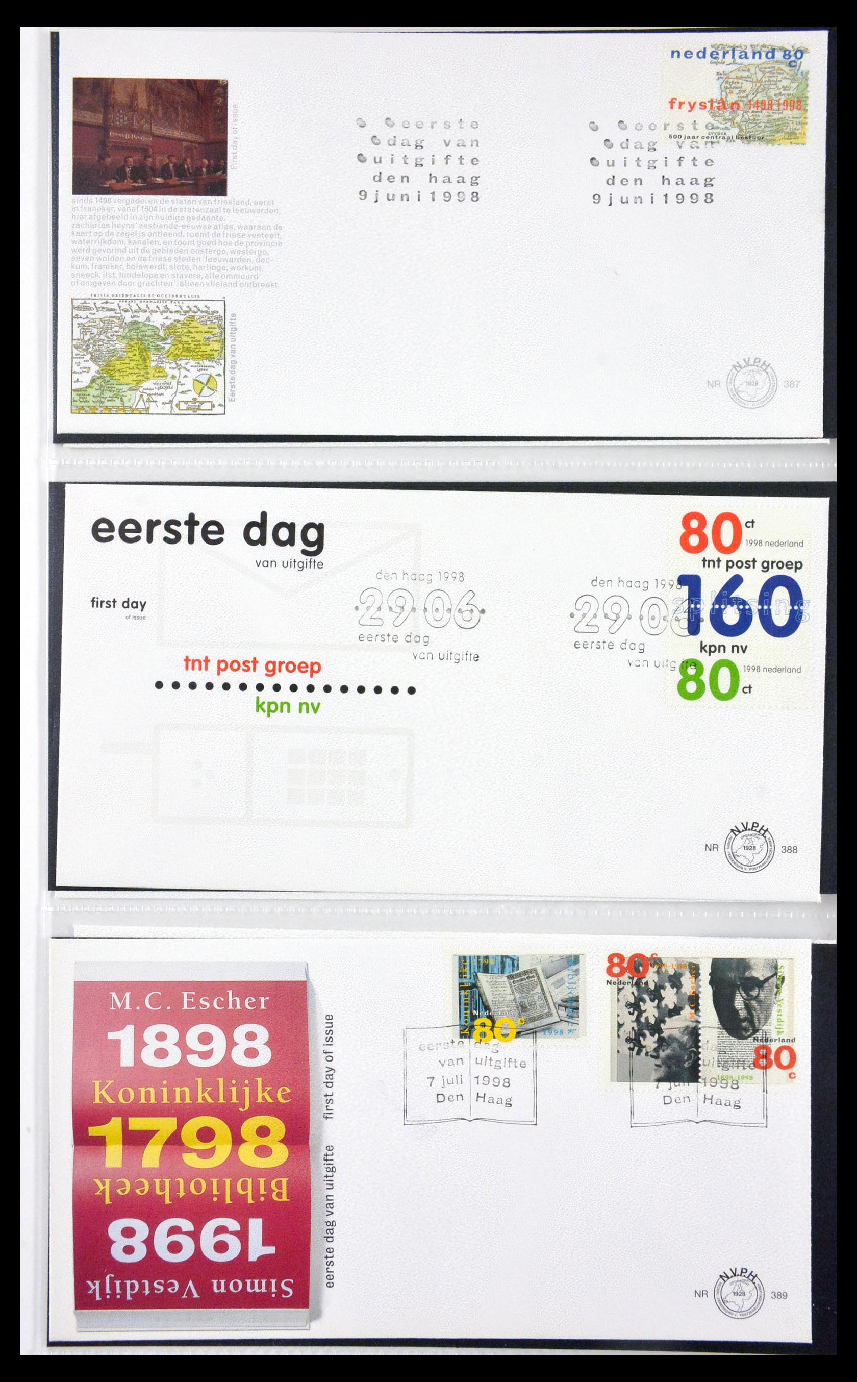 29666 012 - 29666 Netherlands 1997-2011 FDC's.