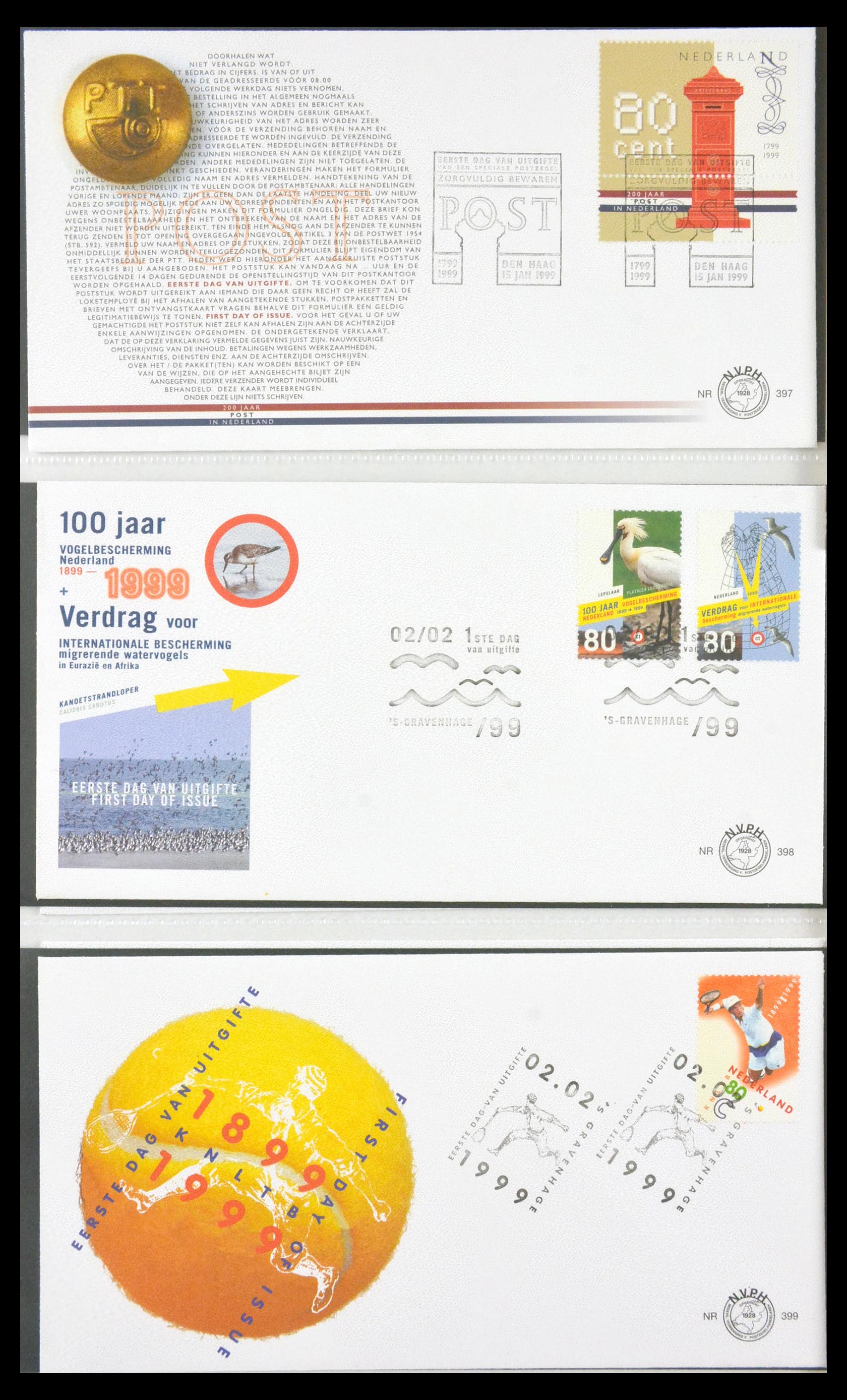 29666 017 - 29666 Netherlands 1997-2011 FDC's.
