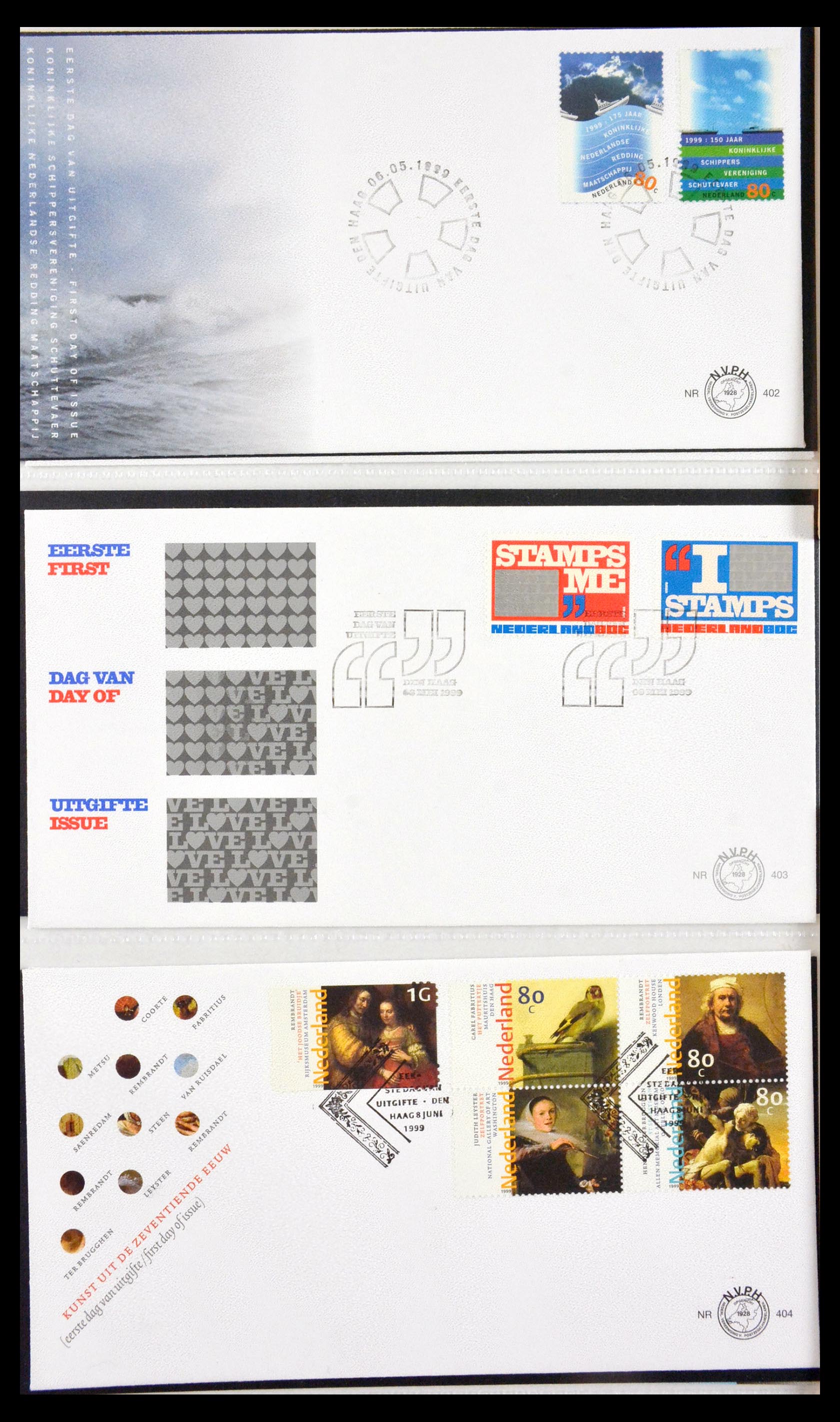 29666 019 - 29666 Netherlands 1997-2011 FDC's.