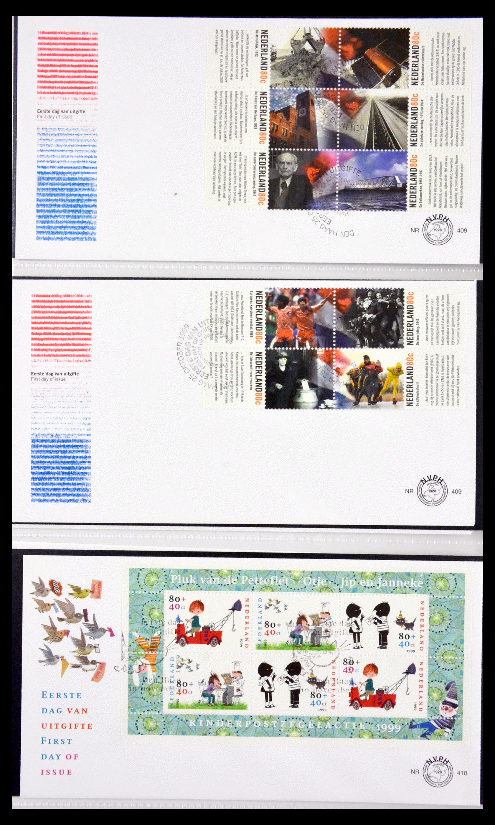 29666 022 - 29666 Netherlands 1997-2011 FDC's.