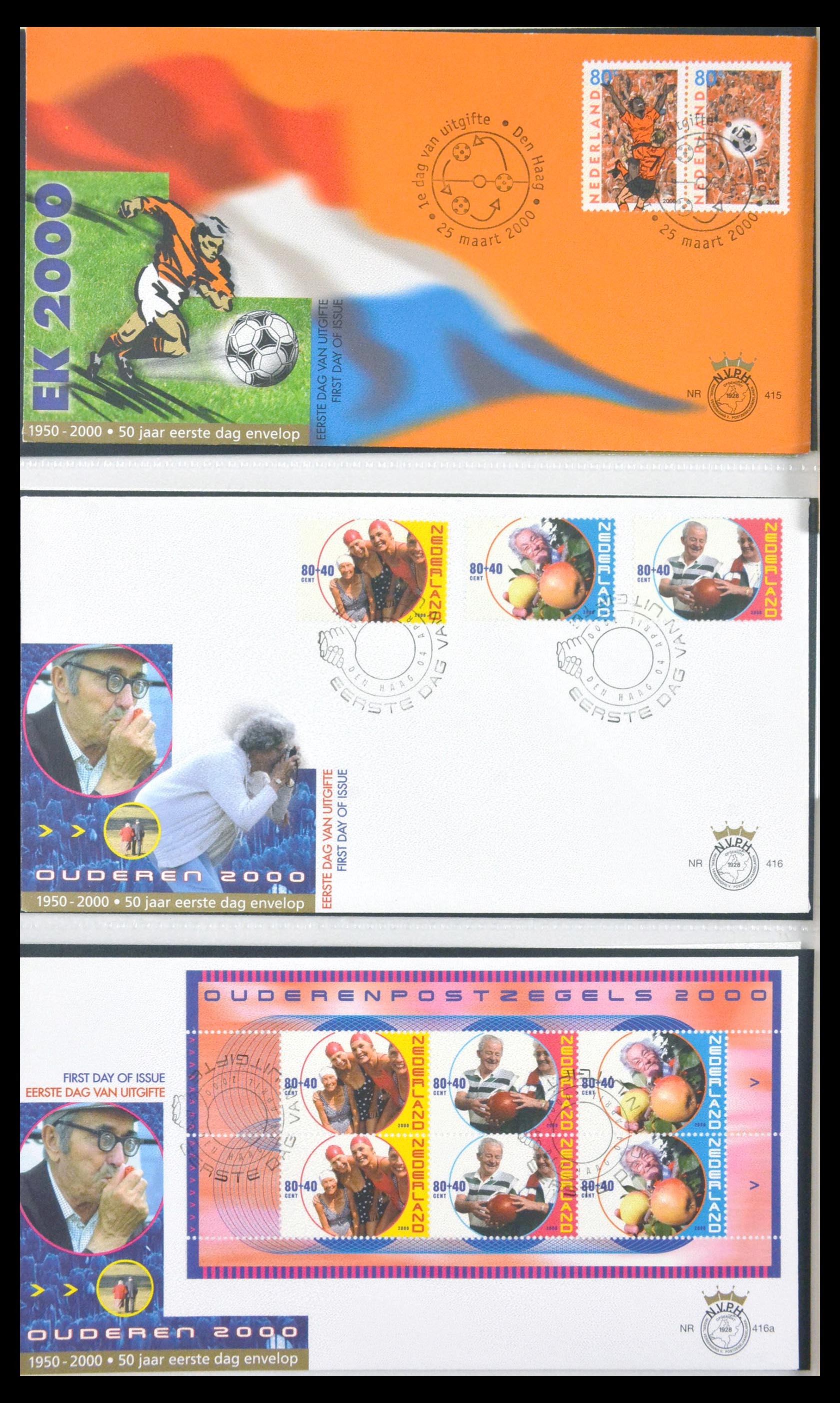 29666 025 - 29666 Netherlands 1997-2011 FDC's.