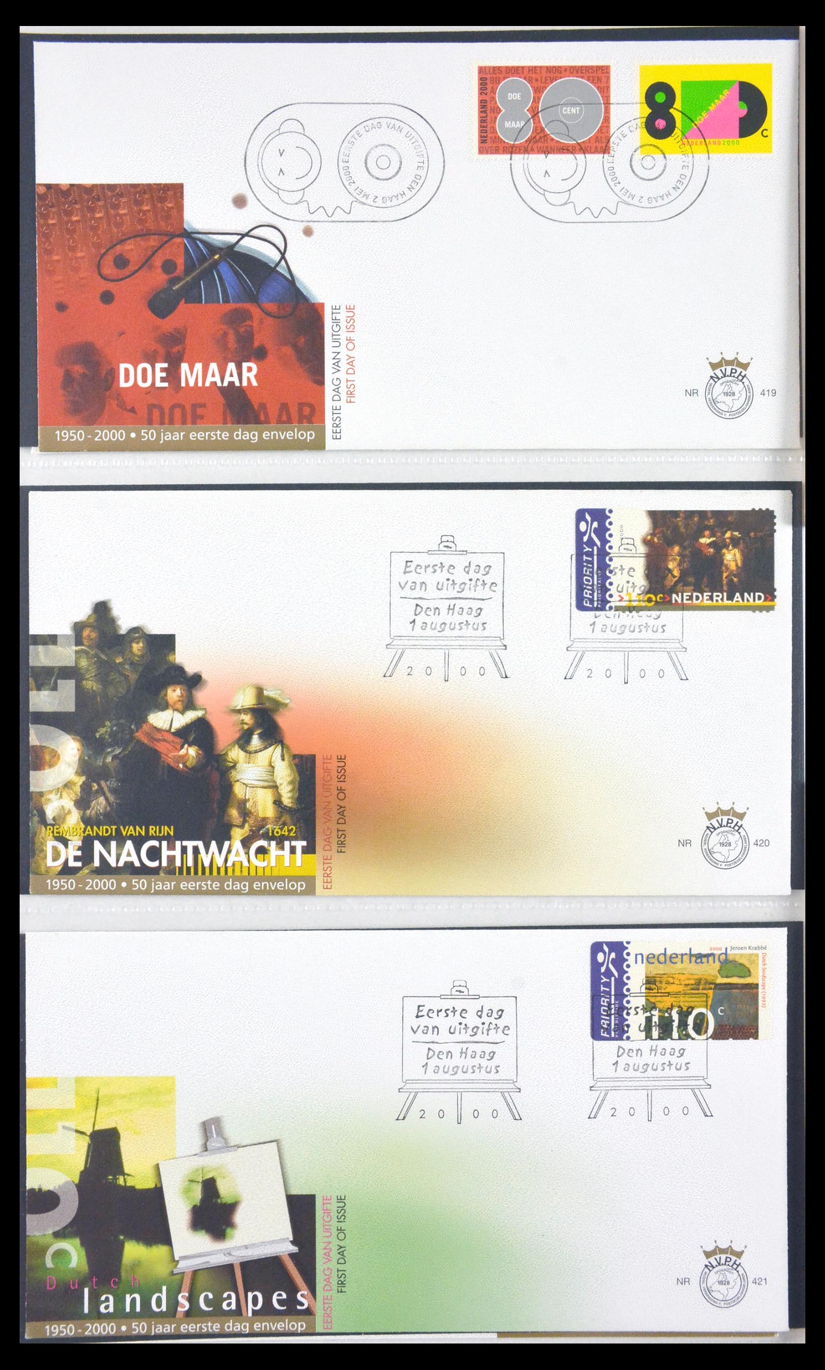 29666 027 - 29666 Netherlands 1997-2011 FDC's.