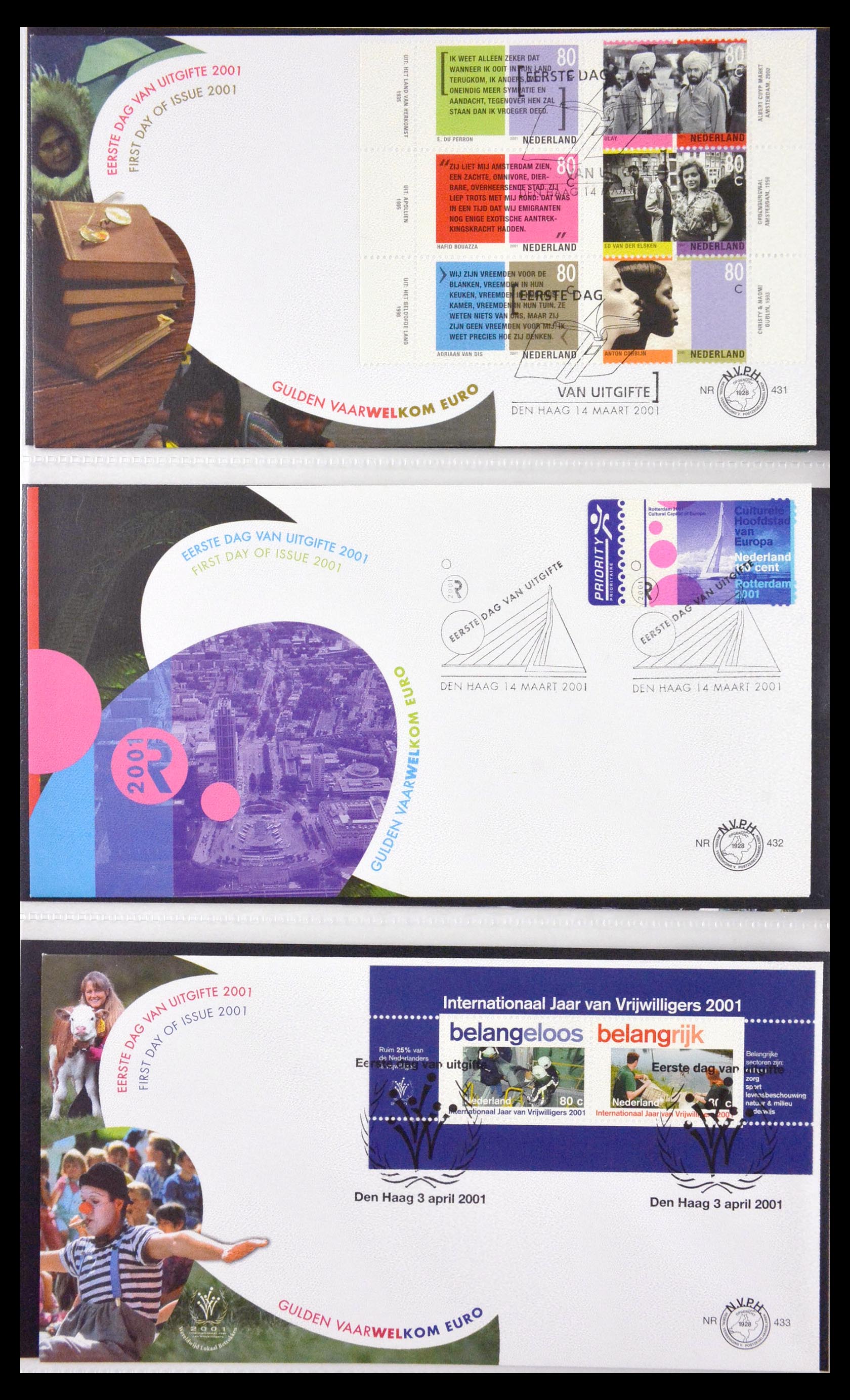 29666 032 - 29666 Netherlands 1997-2011 FDC's.