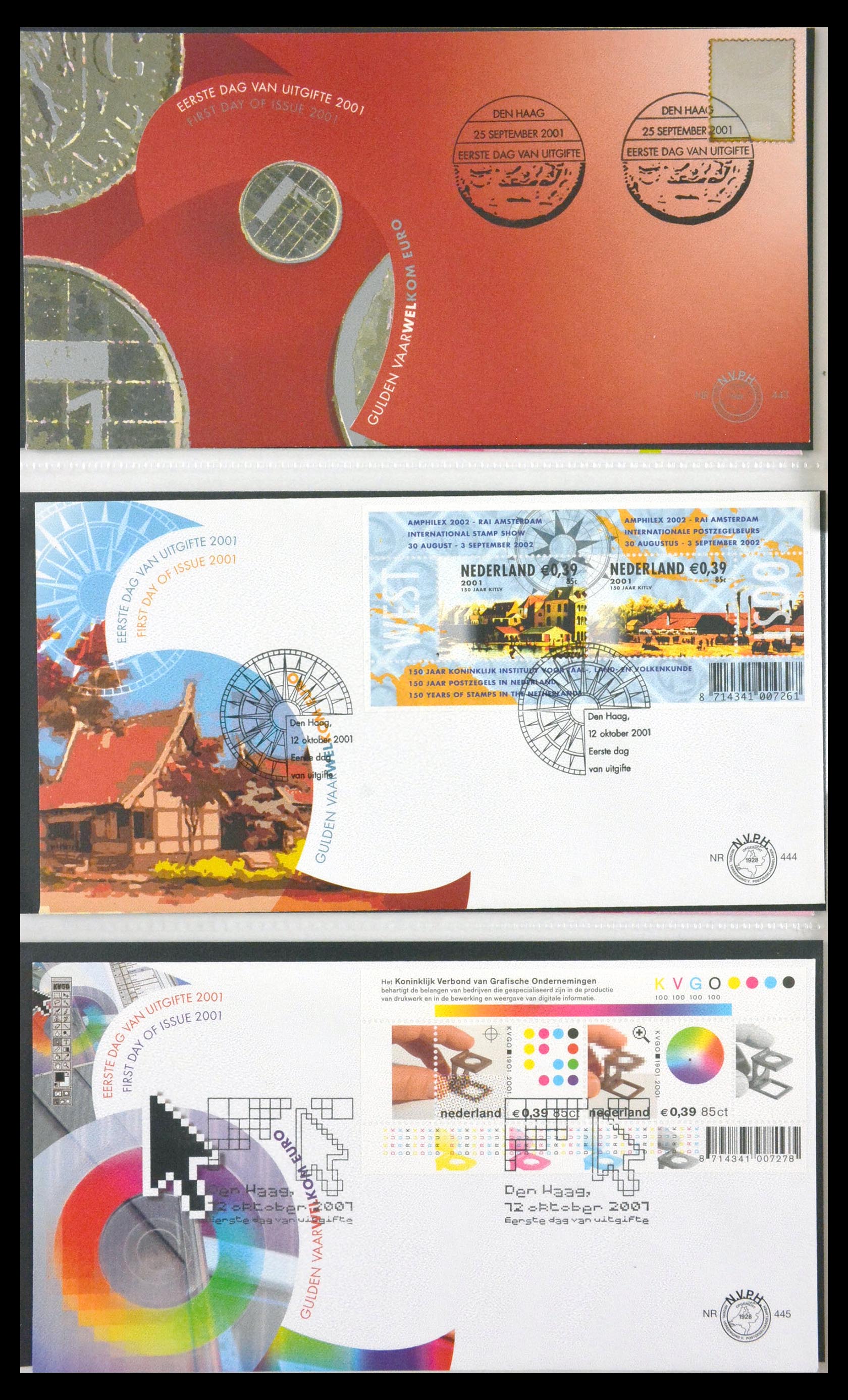 29666 037 - 29666 Netherlands 1997-2011 FDC's.