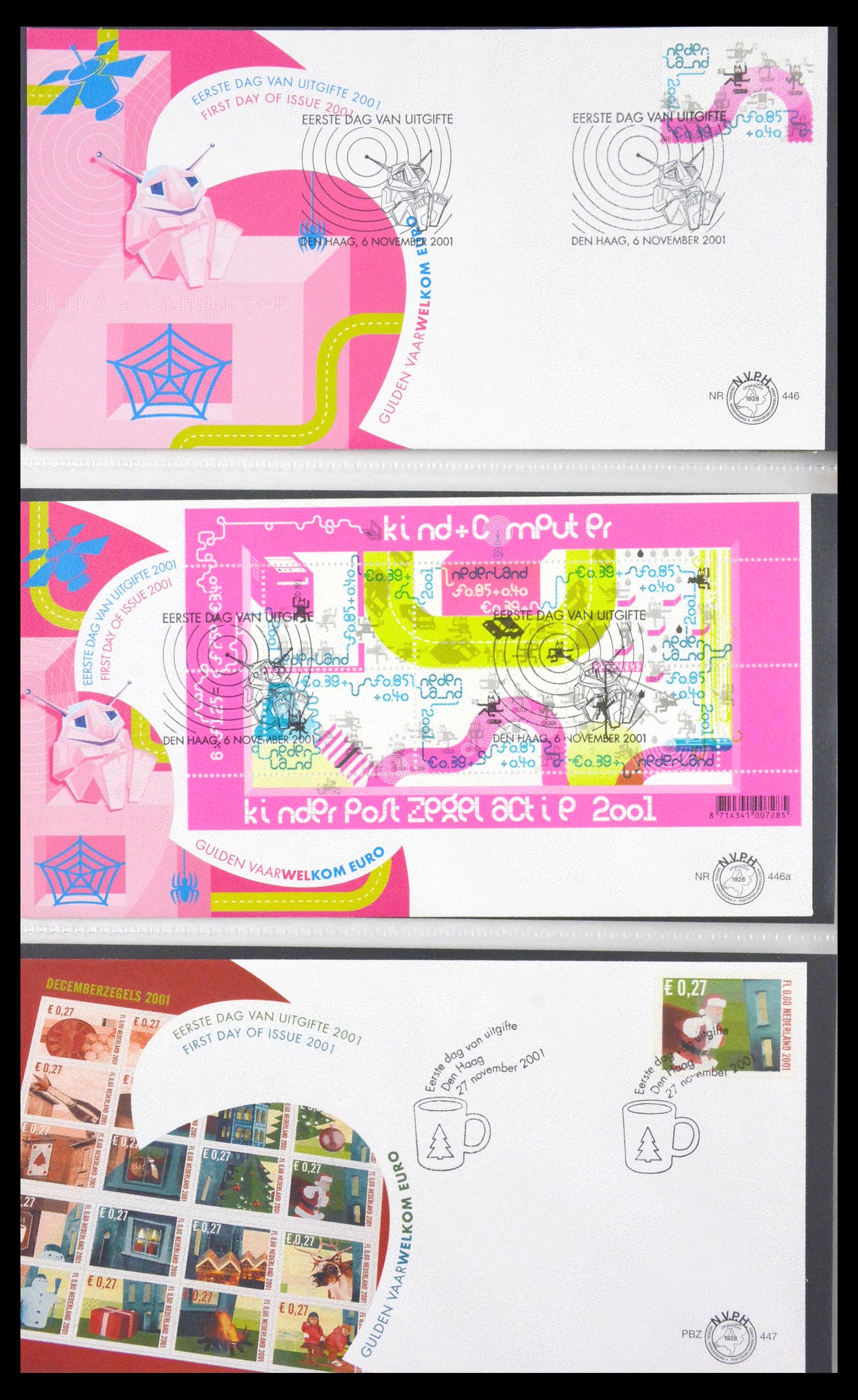 29666 038 - 29666 Netherlands 1997-2011 FDC's.