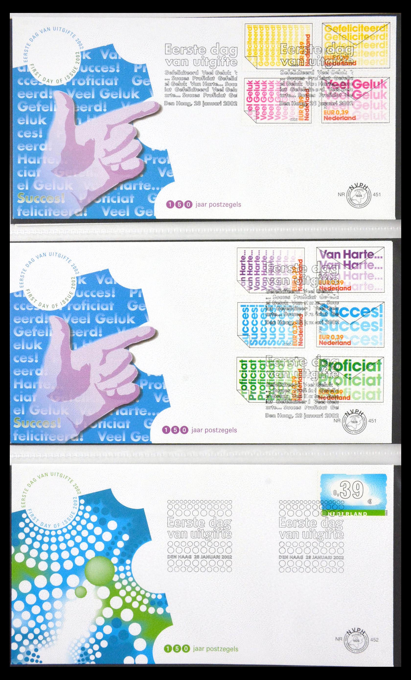 29666 040 - 29666 Netherlands 1997-2011 FDC's.