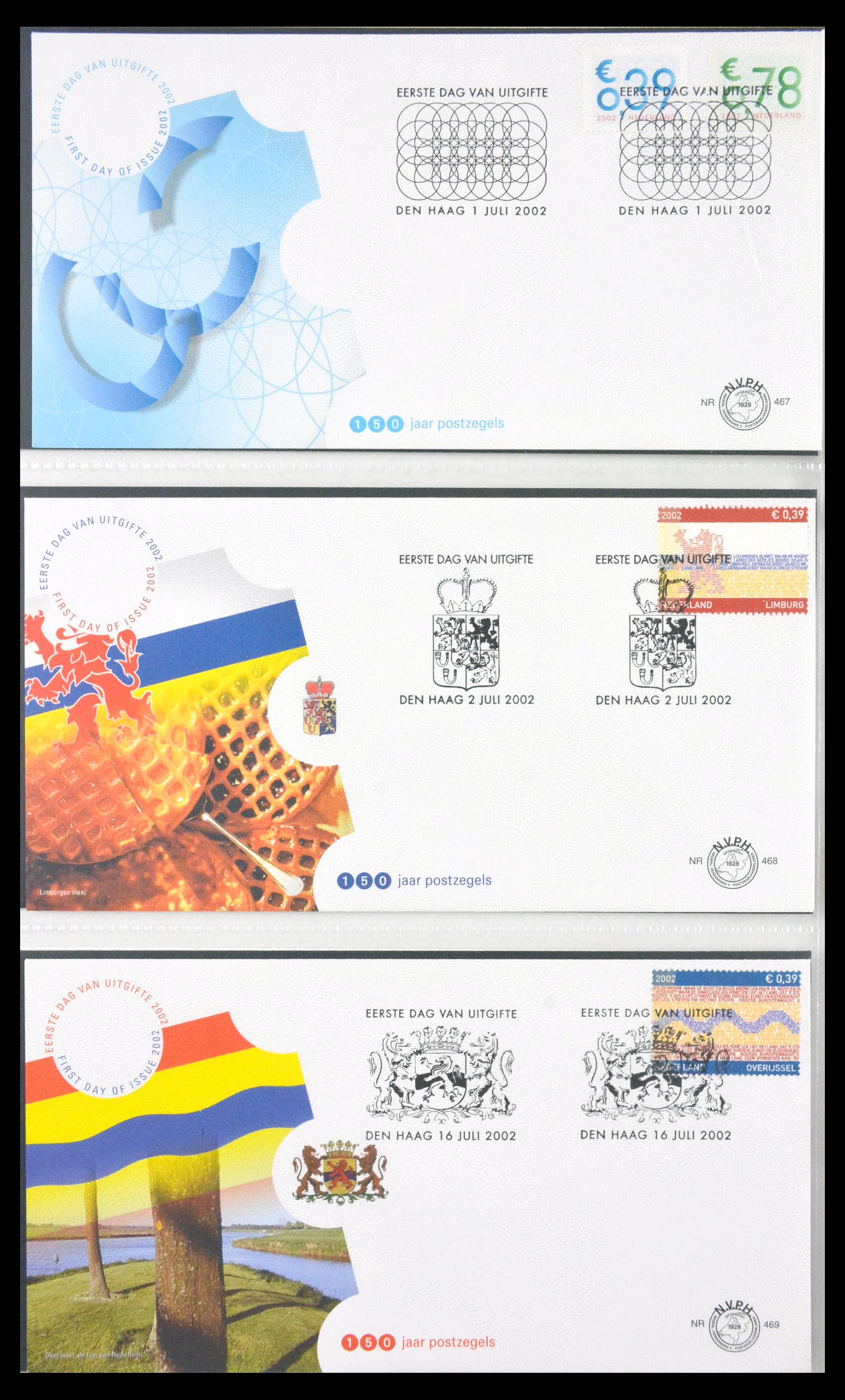 29666 046 - 29666 Netherlands 1997-2011 FDC's.