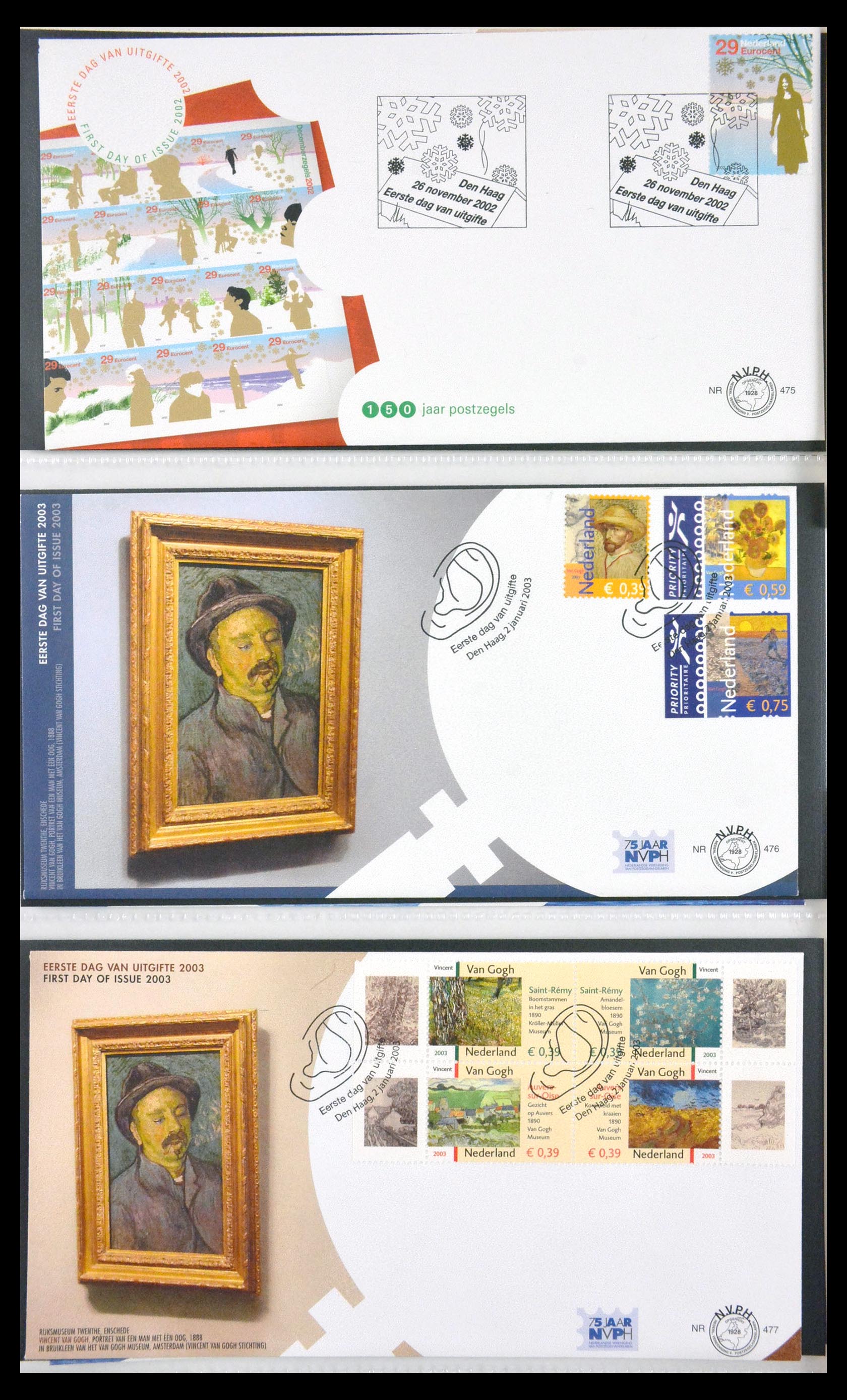29666 049 - 29666 Netherlands 1997-2011 FDC's.