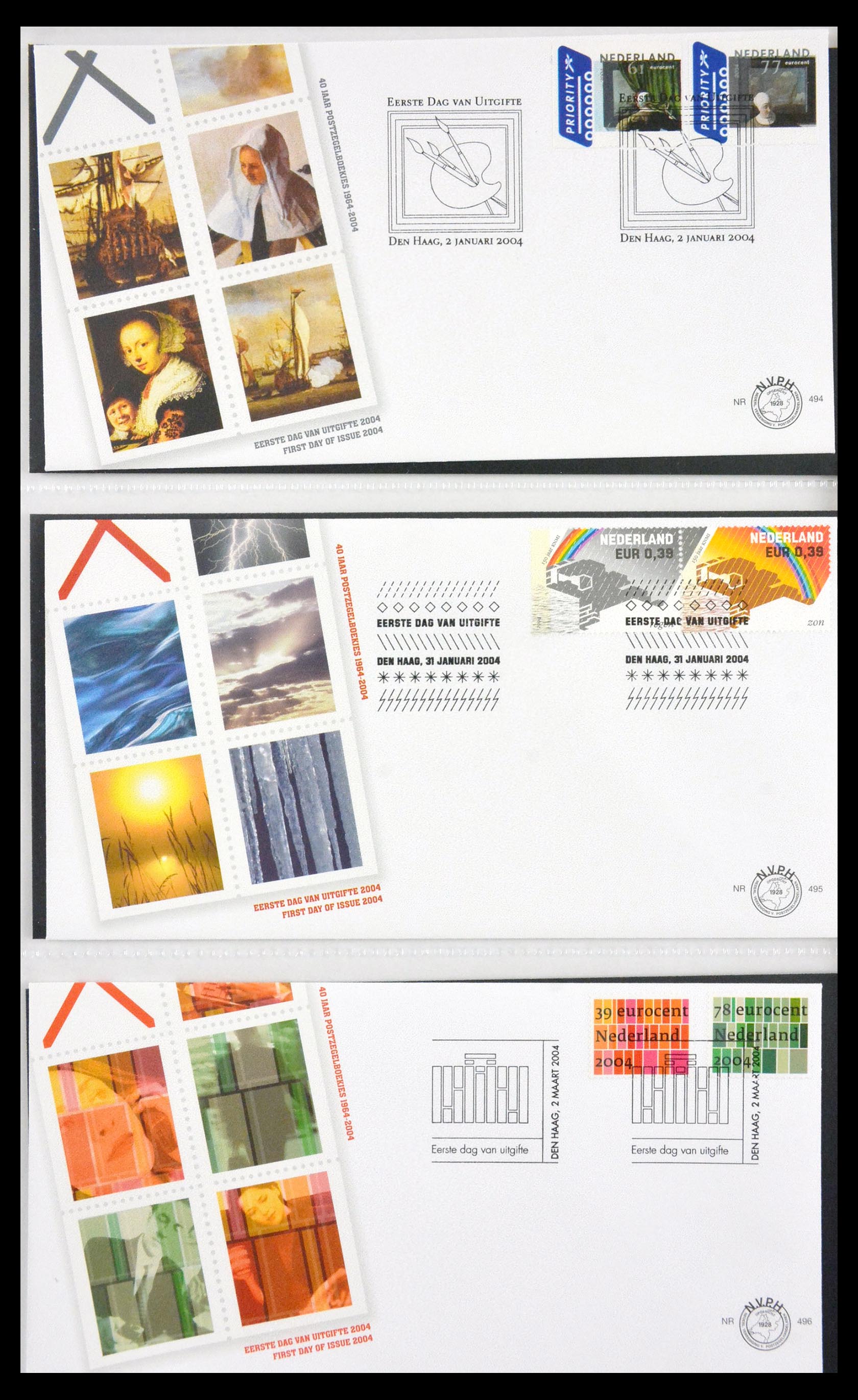 29666 059 - 29666 Netherlands 1997-2011 FDC's.