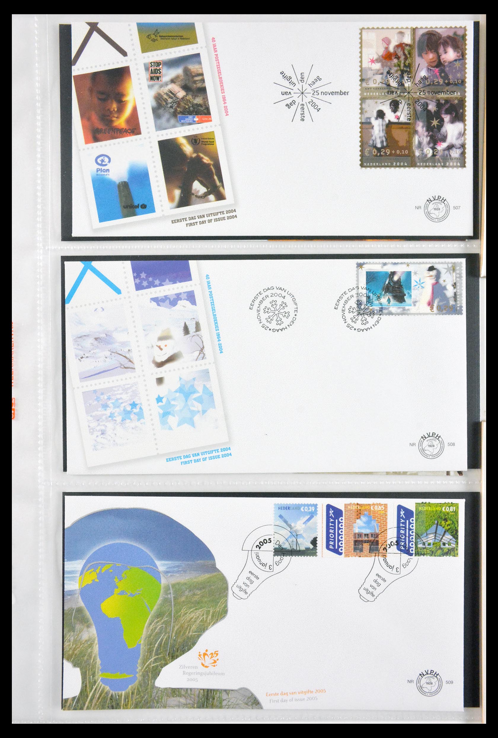 29666 065 - 29666 Netherlands 1997-2011 FDC's.