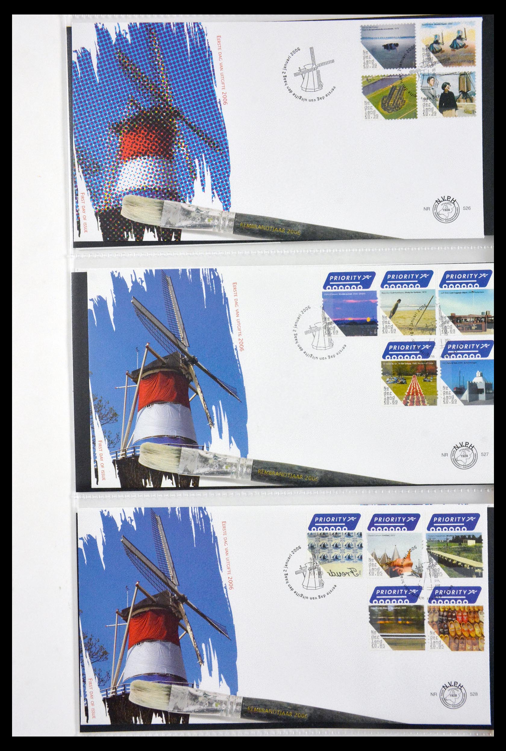29666 074 - 29666 Netherlands 1997-2011 FDC's.