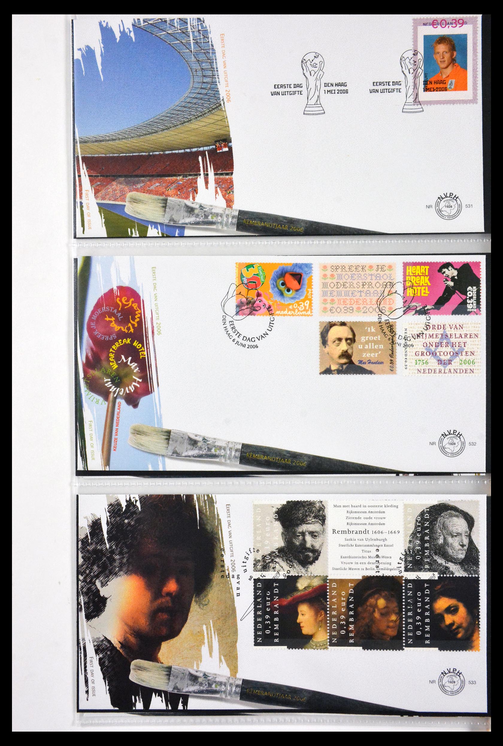 29666 076 - 29666 Netherlands 1997-2011 FDC's.