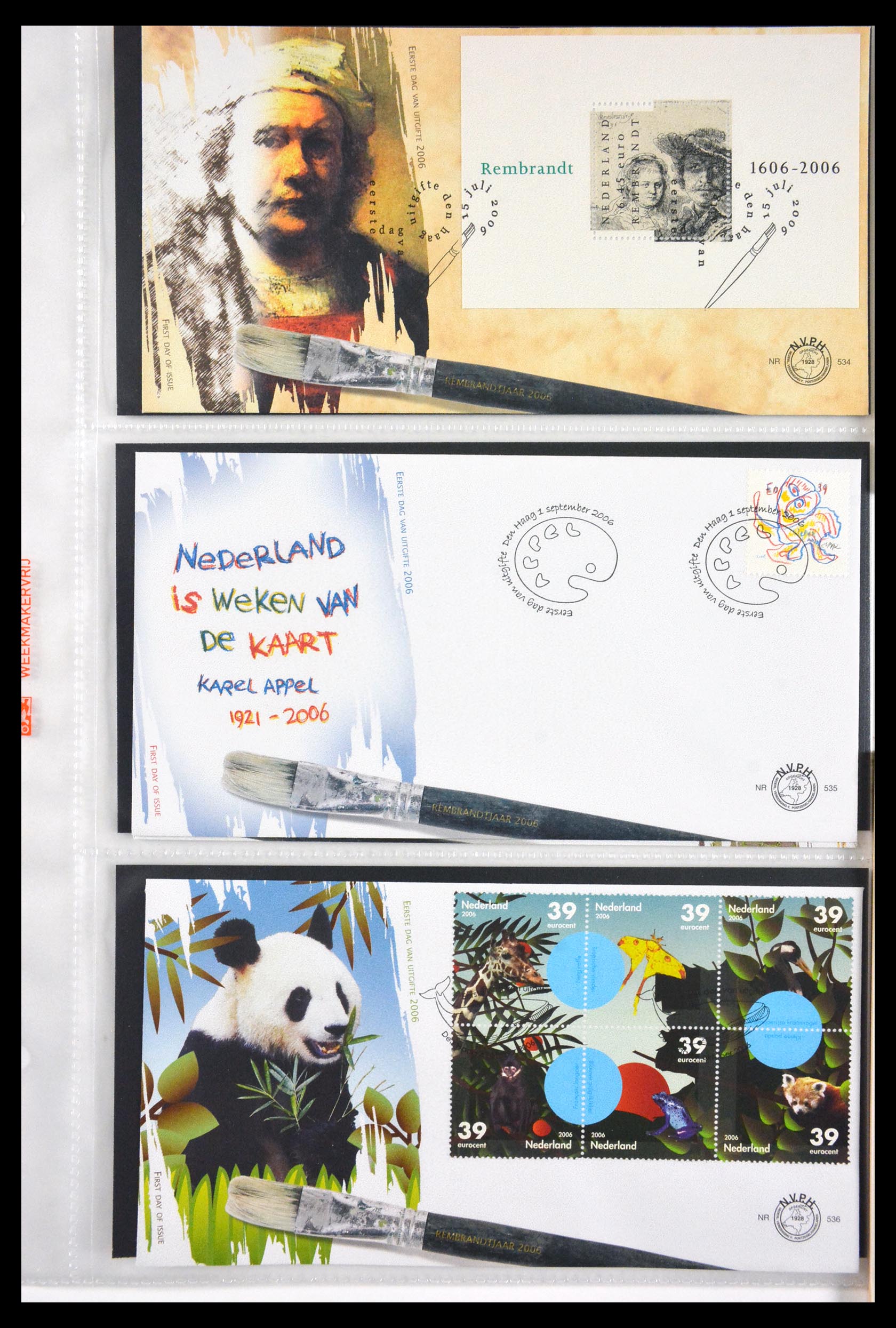 29666 077 - 29666 Netherlands 1997-2011 FDC's.