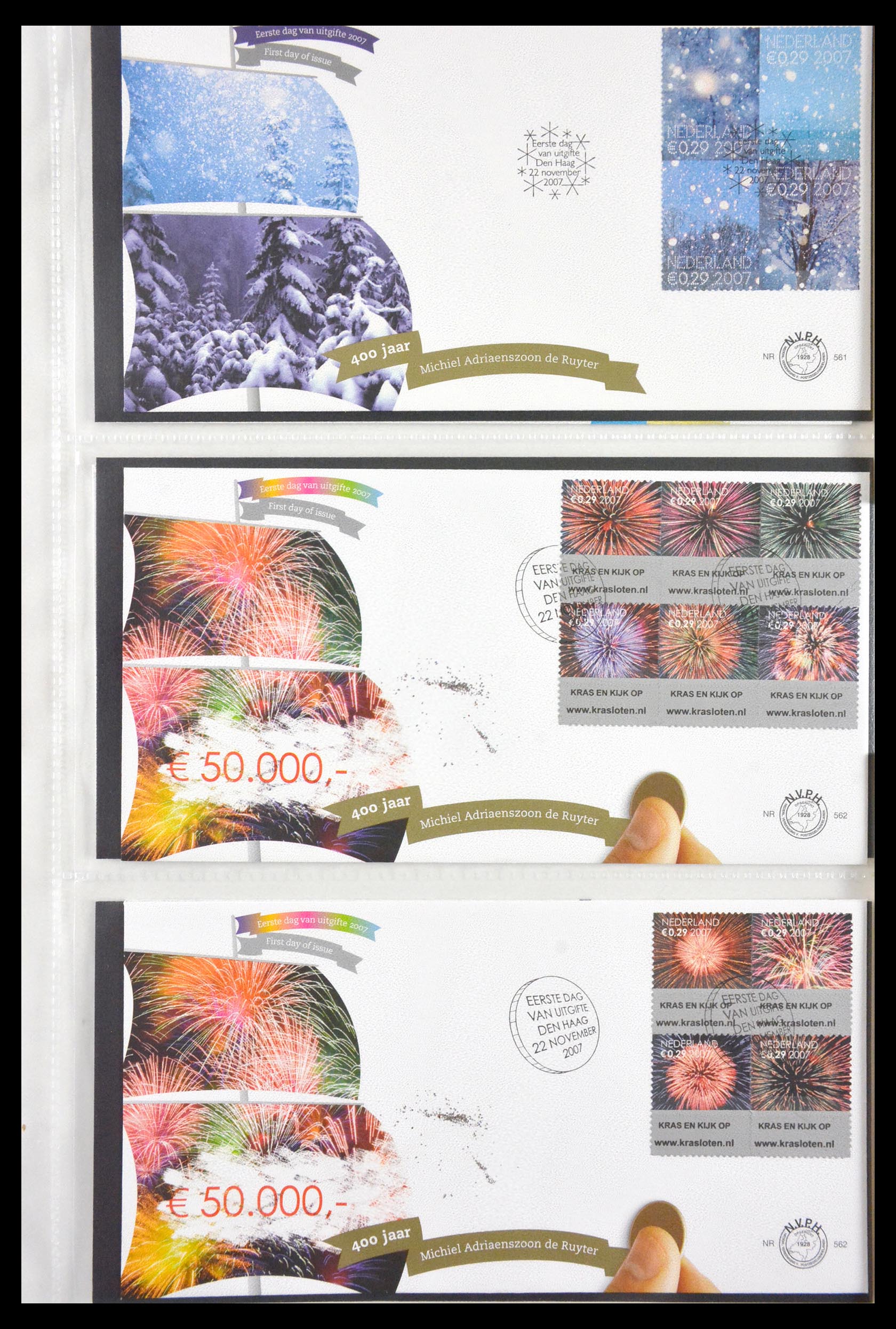 29666 089 - 29666 Netherlands 1997-2011 FDC's.