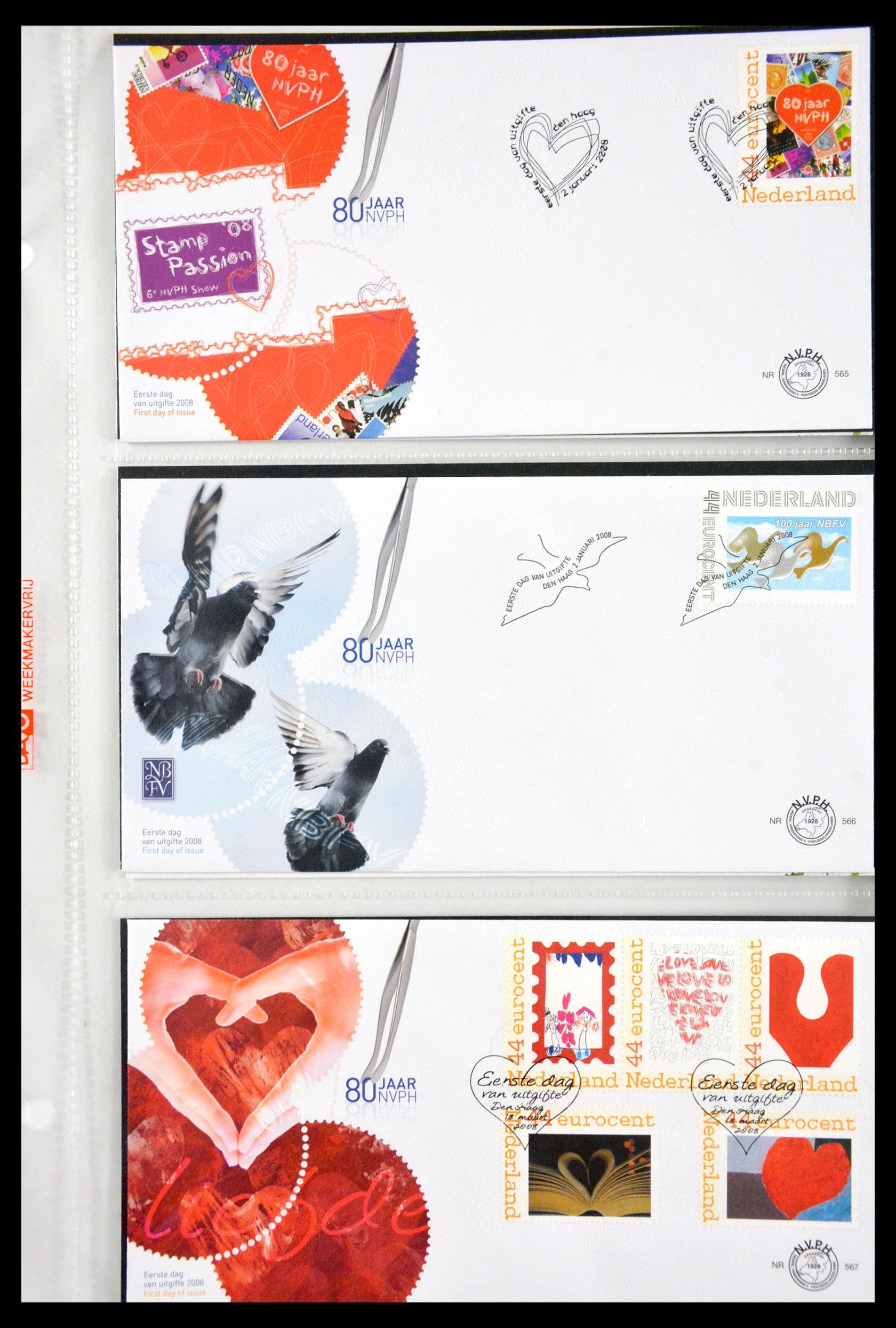 29666 091 - 29666 Netherlands 1997-2011 FDC's.