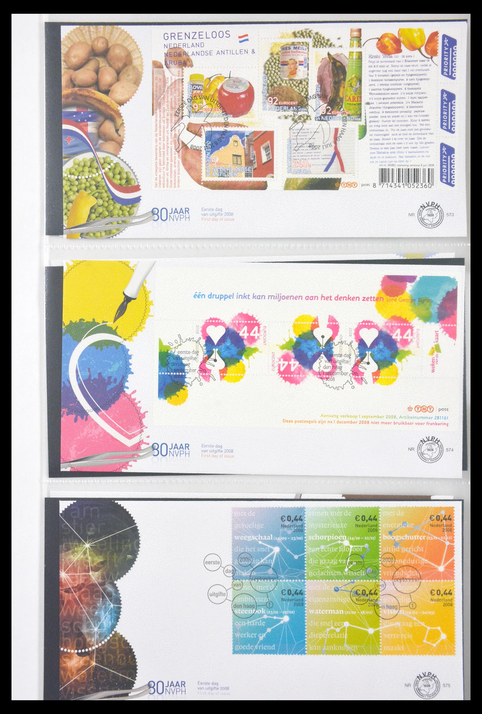 29666 094 - 29666 Netherlands 1997-2011 FDC's.