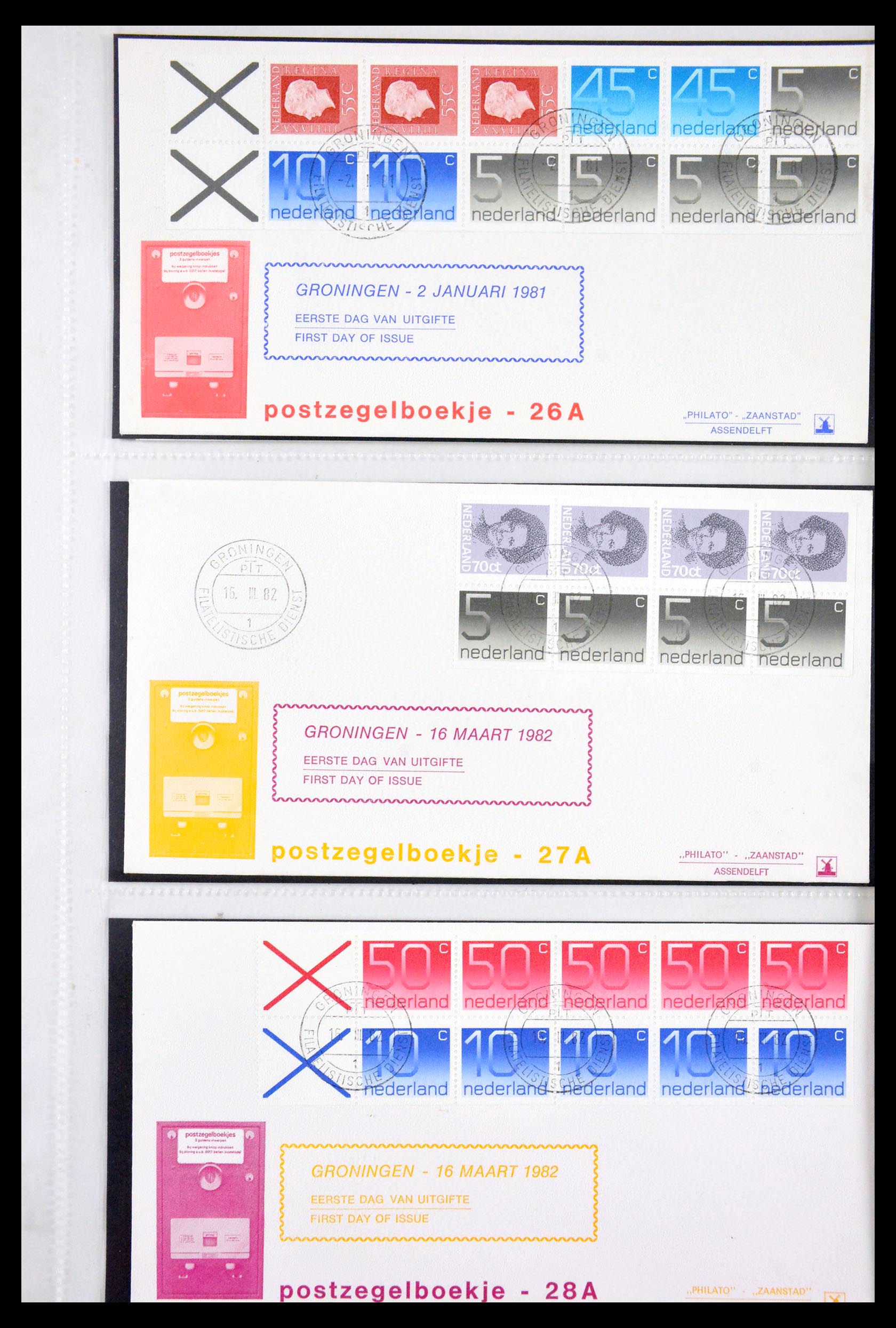 29666 129 - 29666 Netherlands 1997-2011 FDC's.