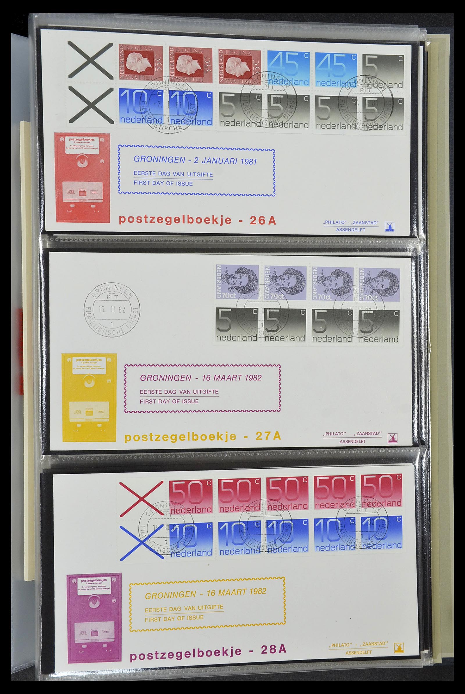 29666 164 - 29666 Netherlands 1997-2011 FDC's.