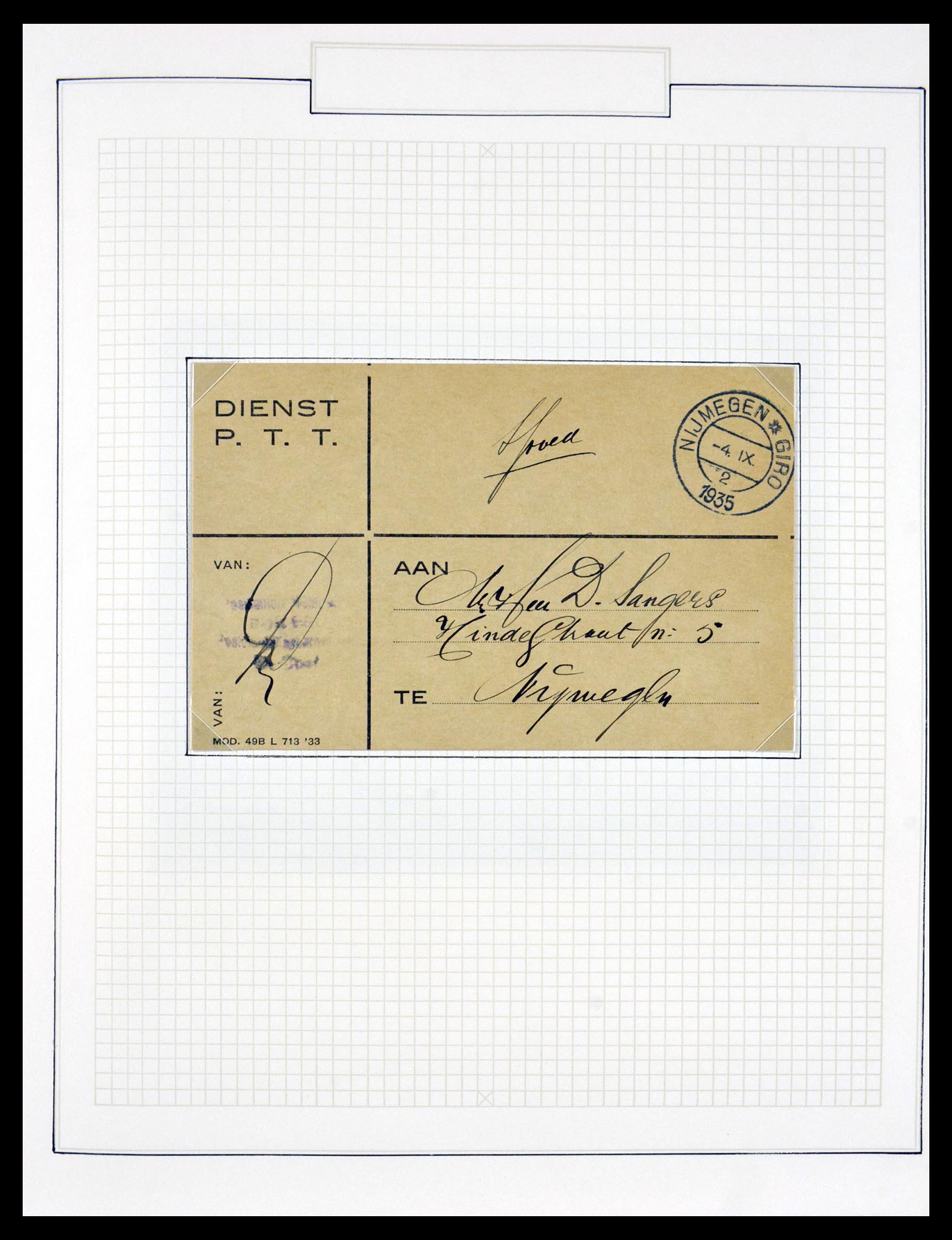 29667 009 - 29667 Nederland brieven 1831-1970.