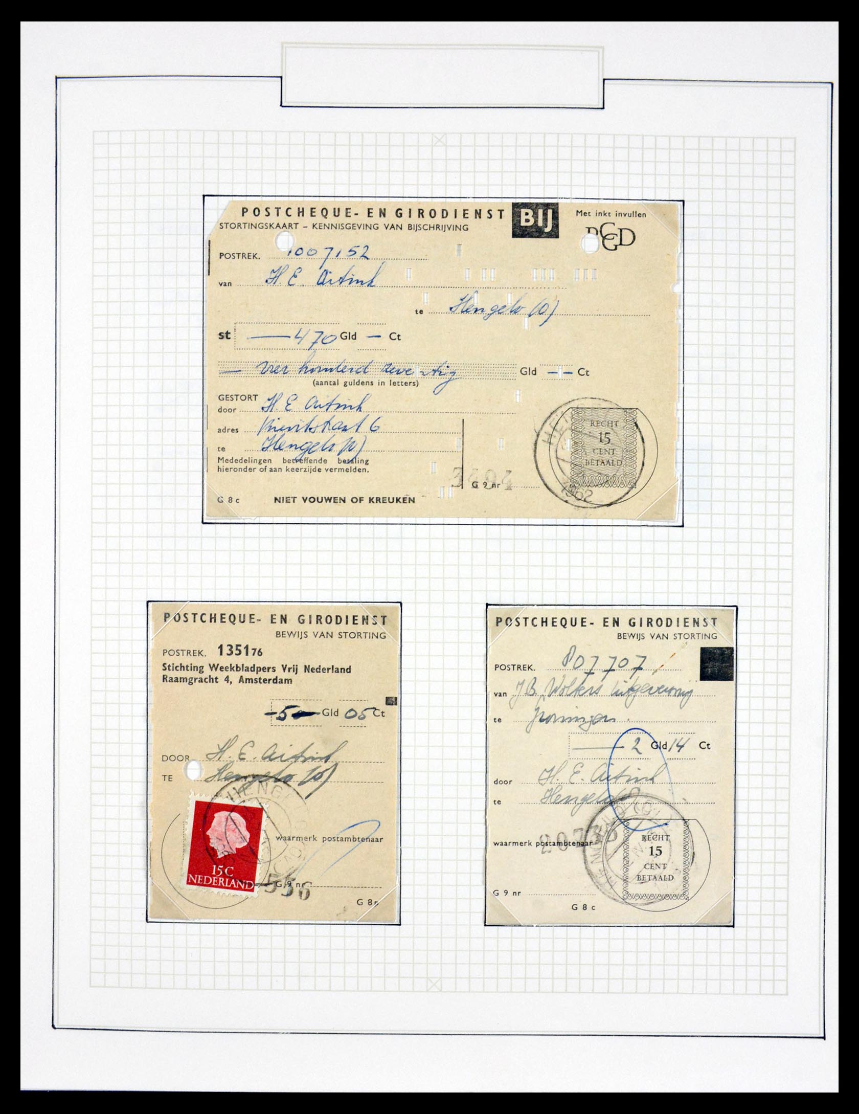 29667 019 - 29667 Nederland brieven 1831-1970.