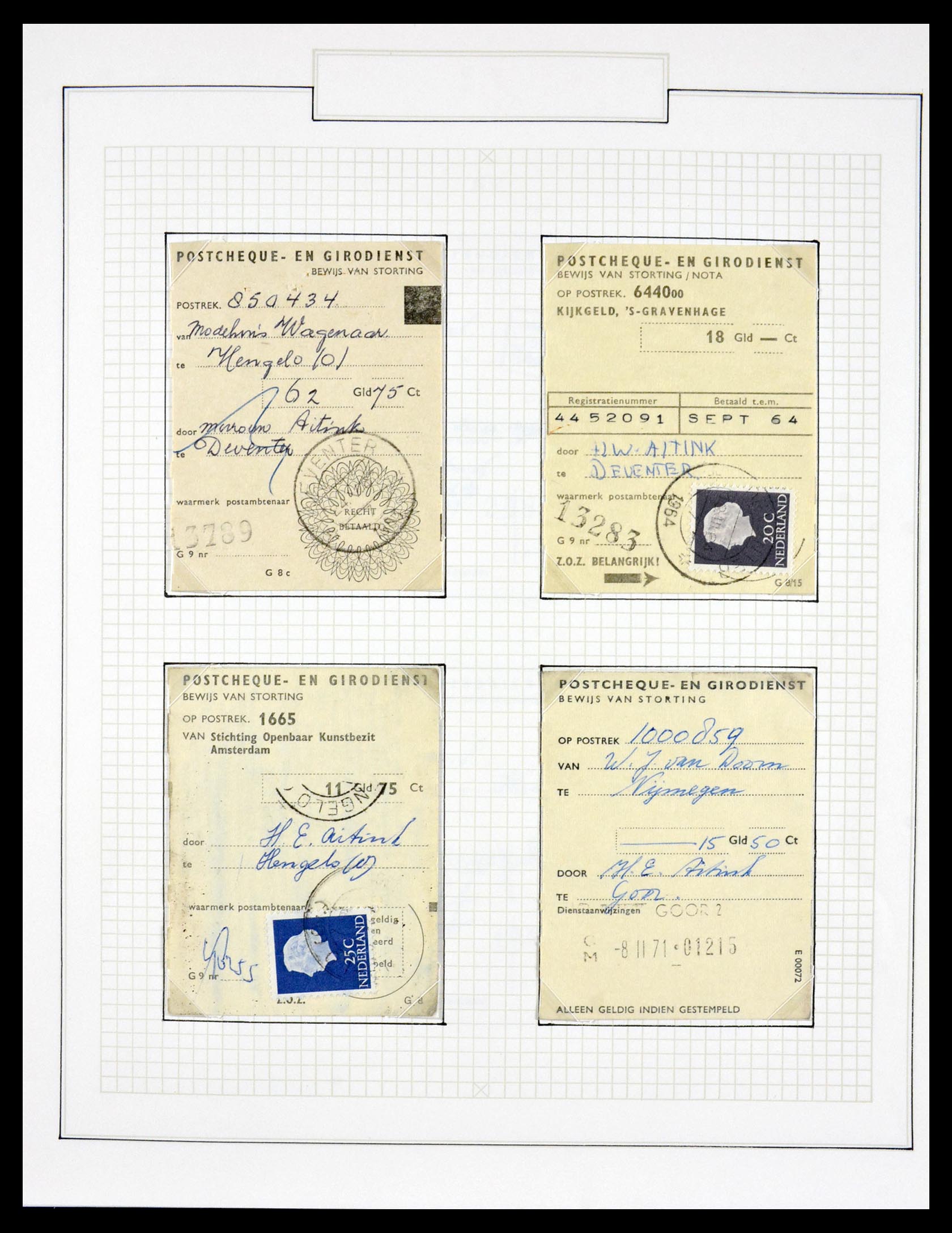 29667 020 - 29667 Nederland brieven 1831-1970.