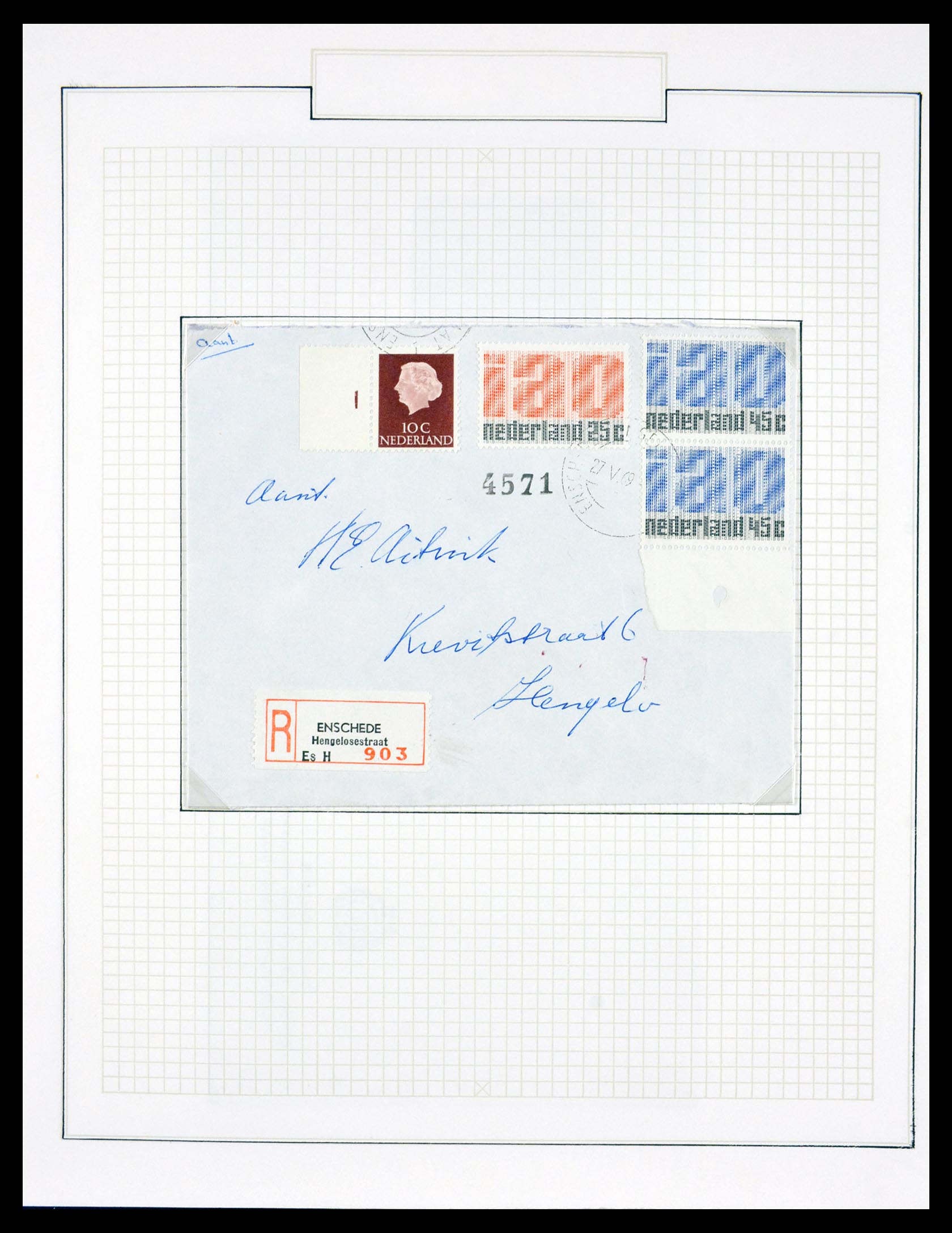 29667 022 - 29667 Nederland brieven 1831-1970.