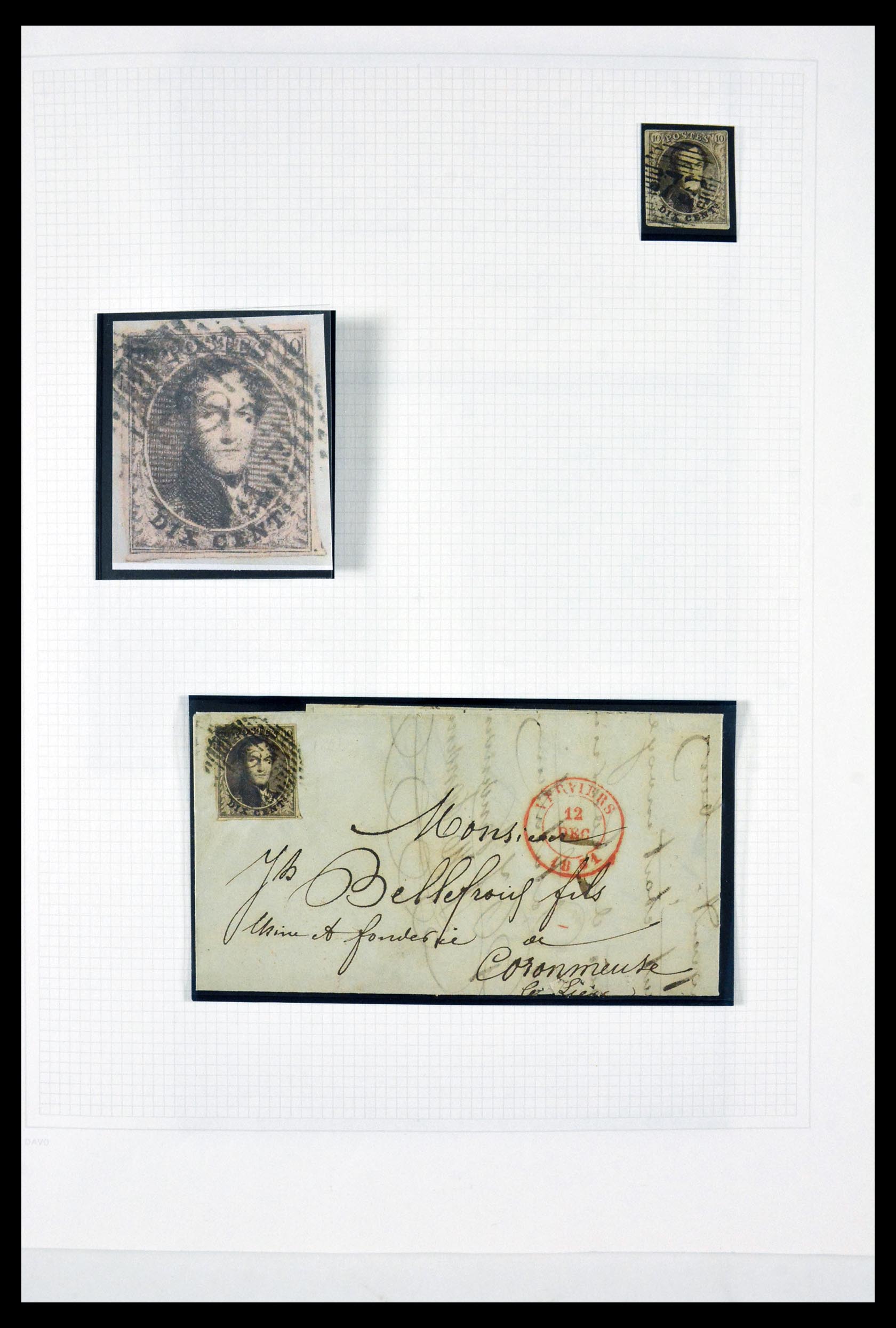 29694 003 - 29694 Belgium 1849-1870.