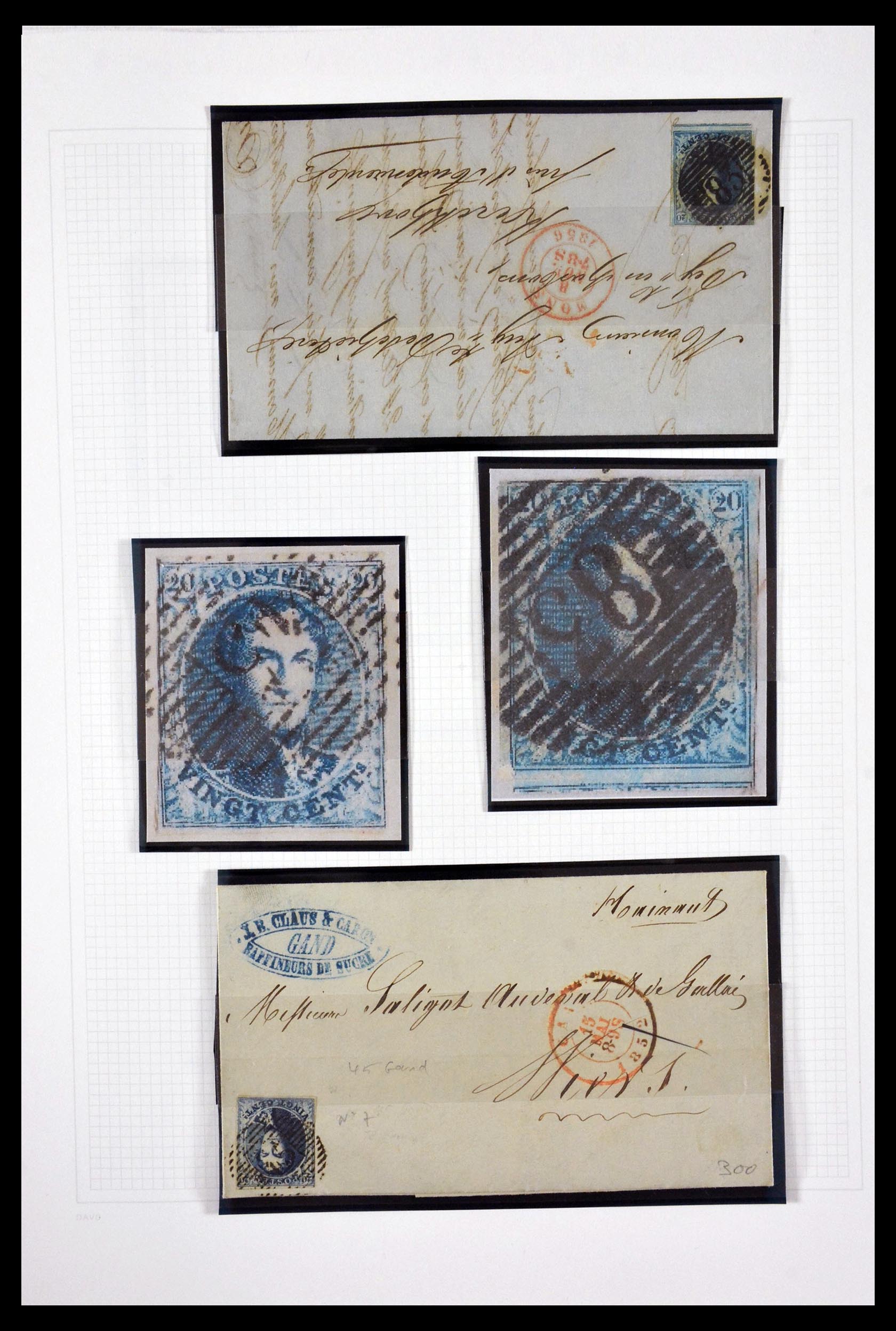 29694 010 - 29694 Belgium 1849-1870.