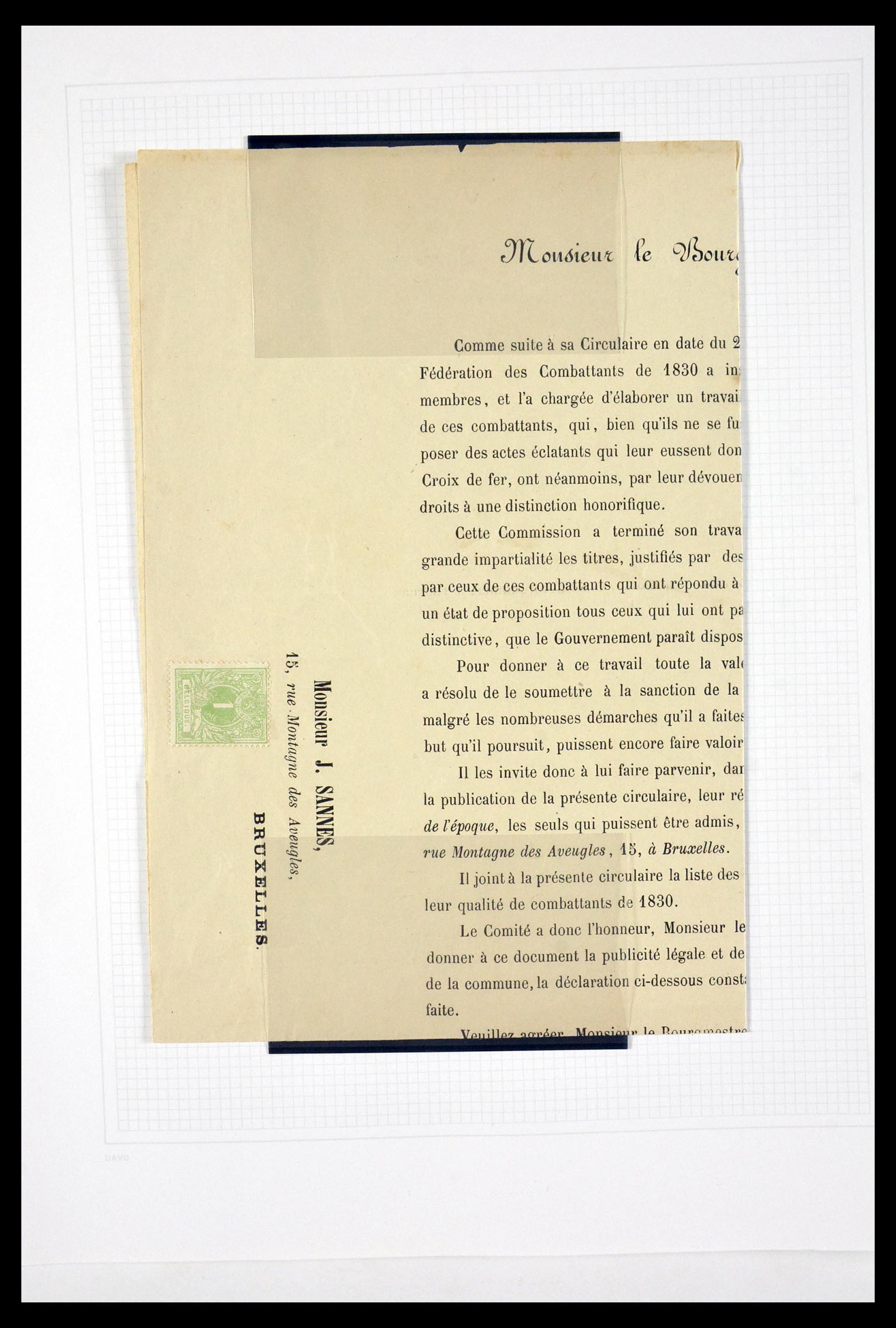 29694 027 - 29694 België 1849-1870.